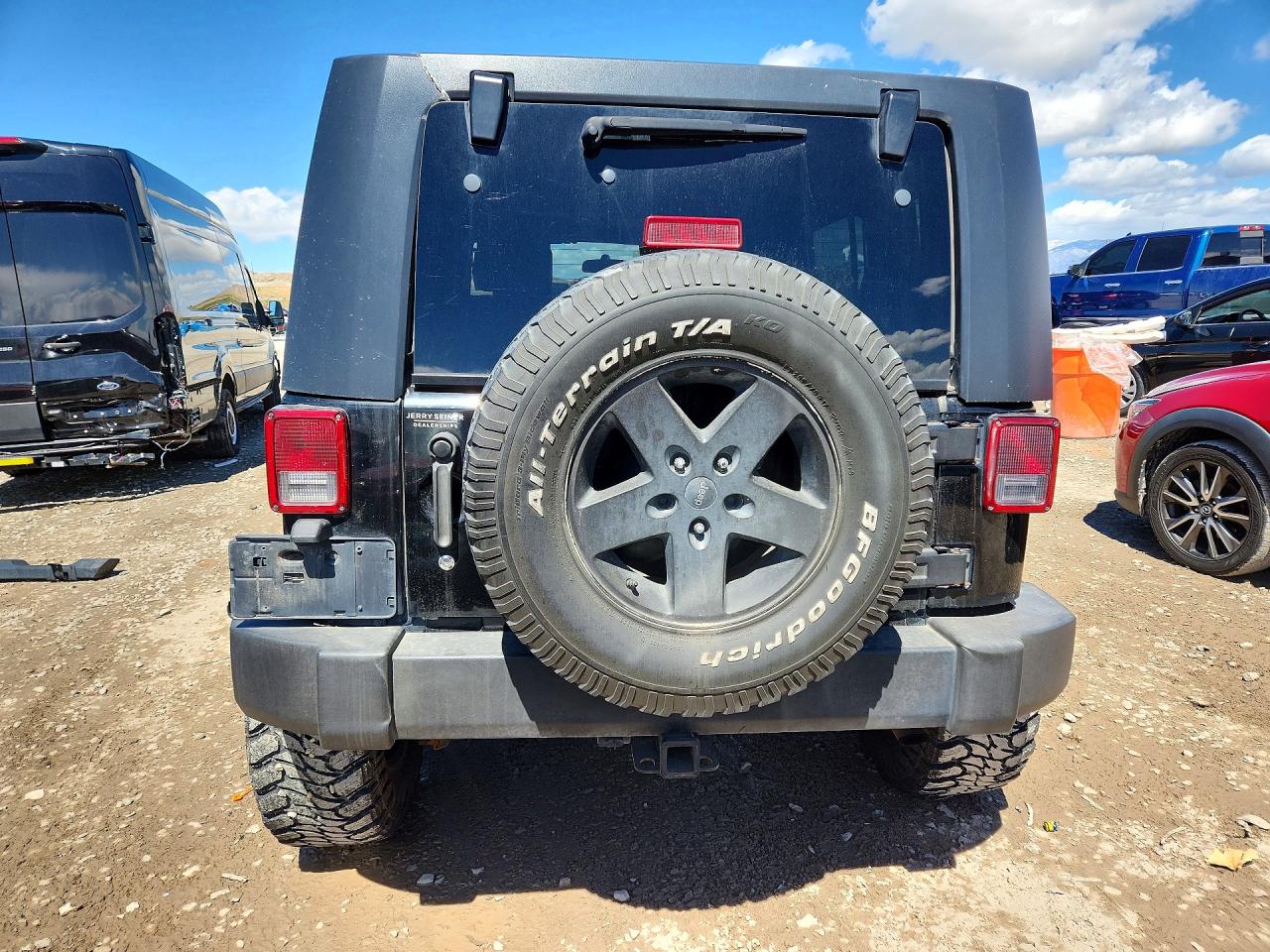 2007 Jeep Wrangler Sahara Черный vin: 1J4GA591X7L211097