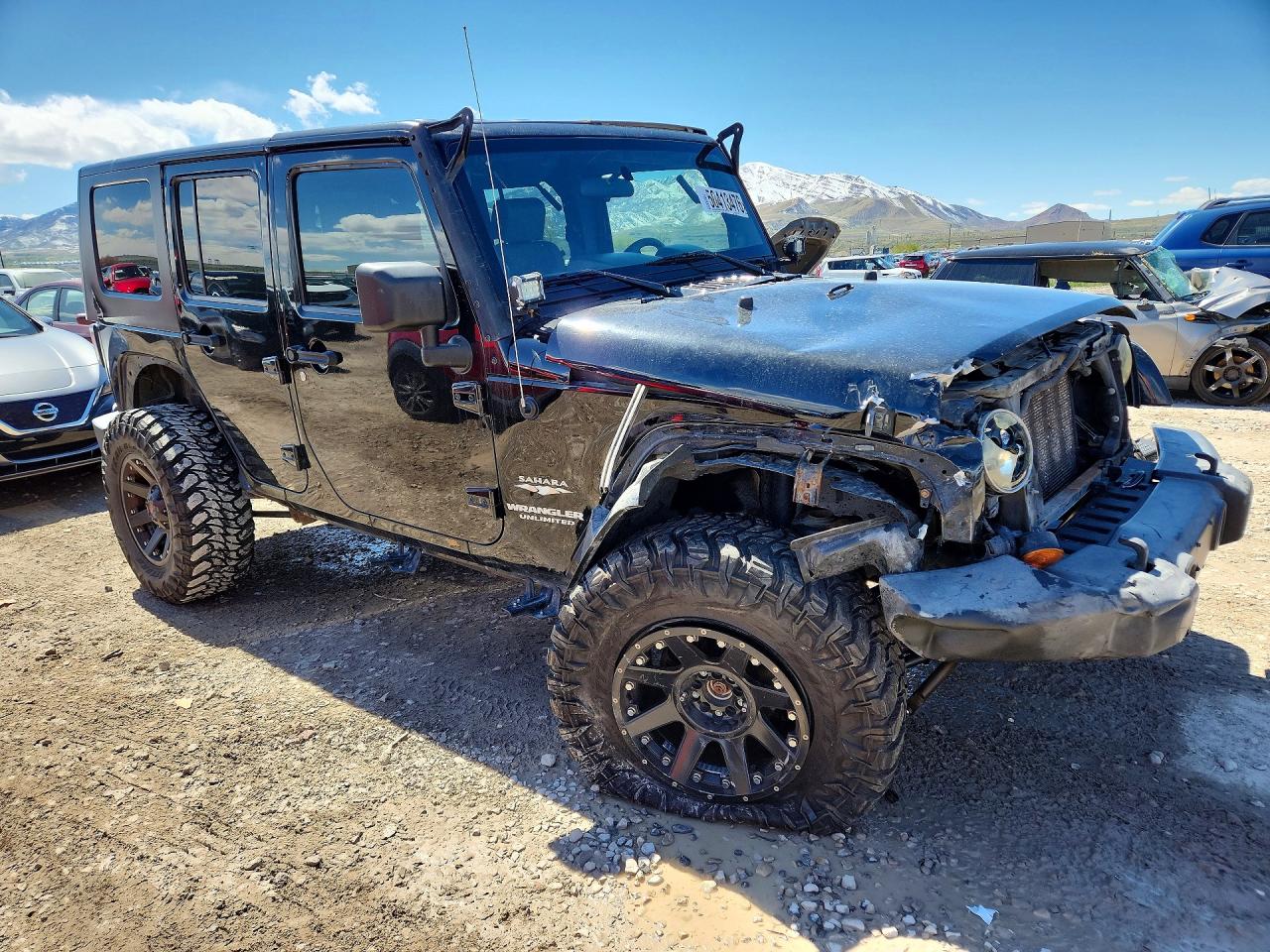 2007 Jeep Wrangler Sahara Черный vin: 1J4GA591X7L211097