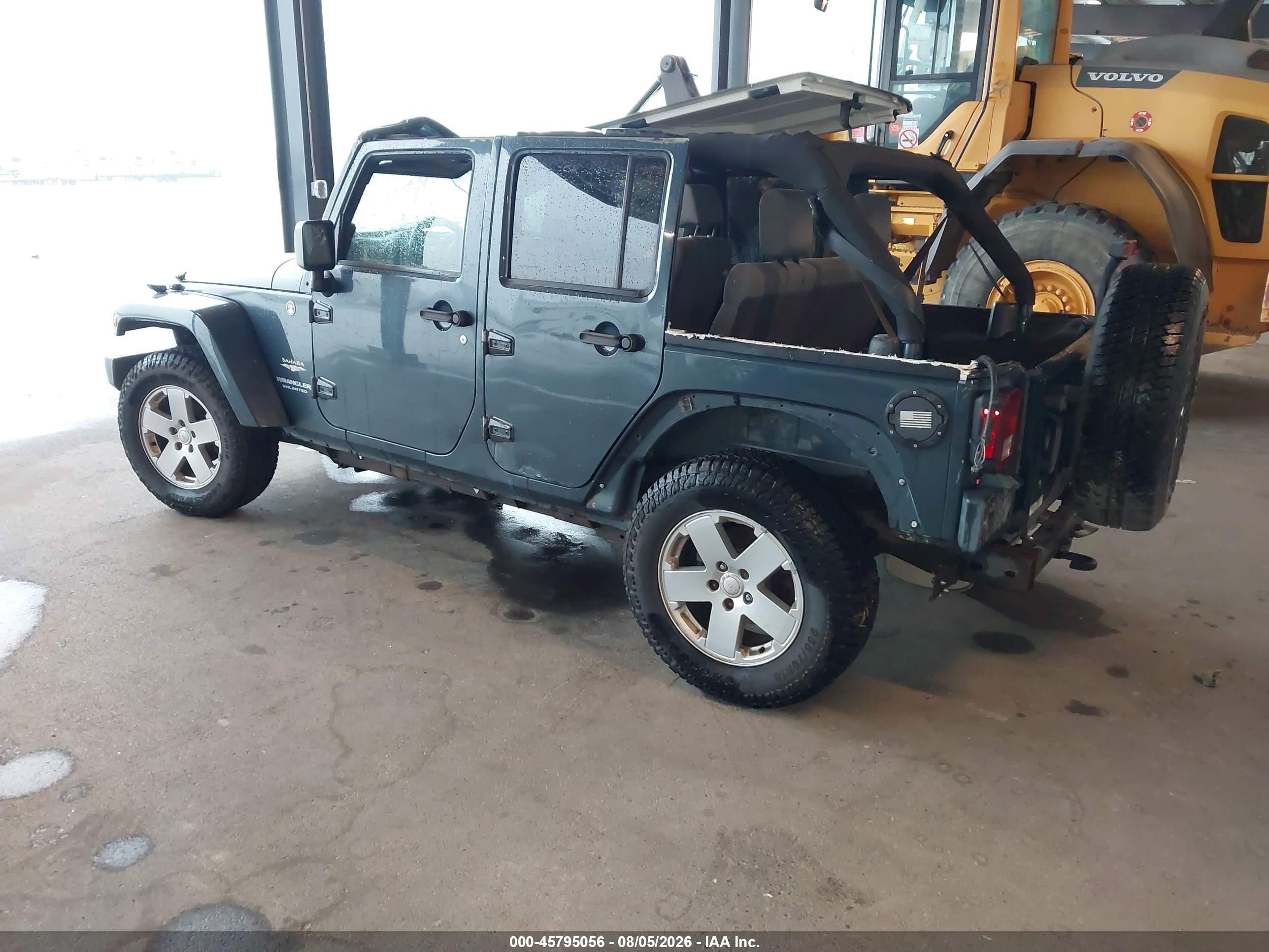 2008 Jeep Wrangler Unlimited Sahara Blue vin: 1J4GA591X8L502488