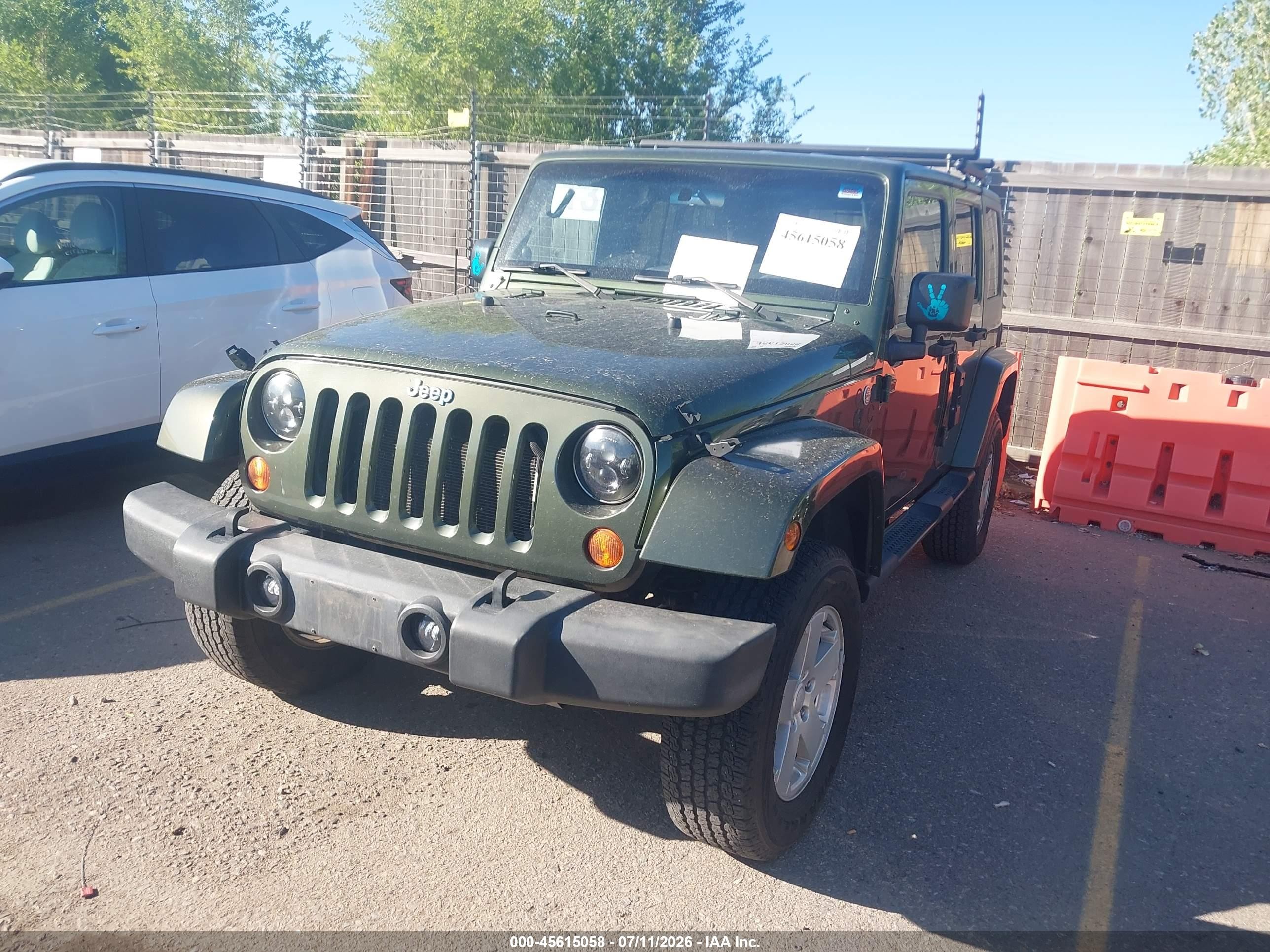 2008 Jeep Wrangler Unlimited Sahara Зеленый vin: 1J4GA591X8L505505