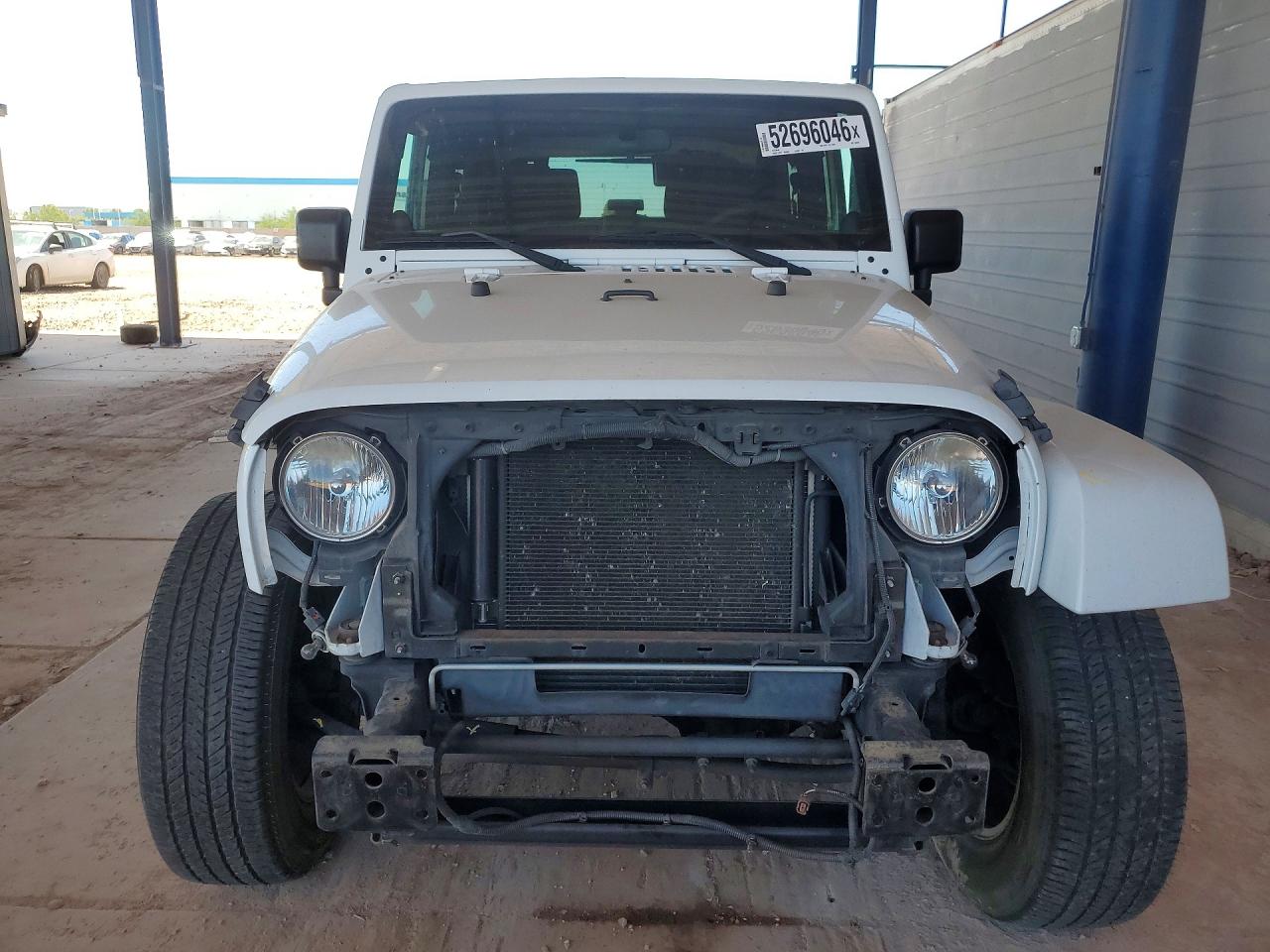 2011 Jeep Wrangler Sahara White vin: 1J4GA5D19BL559134