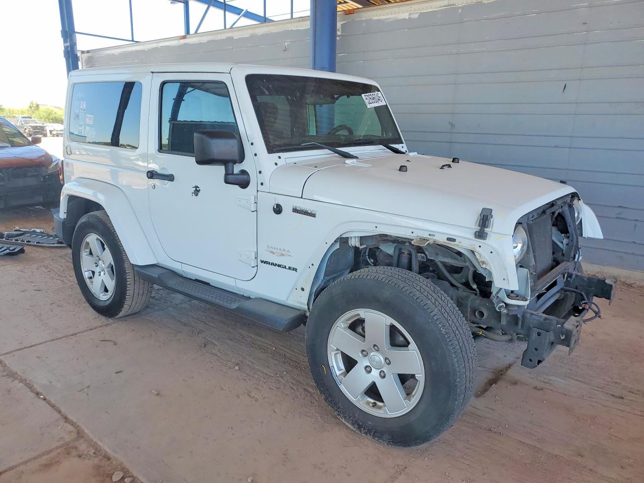 2011 Jeep Wrangler Sahara White vin: 1J4GA5D19BL559134