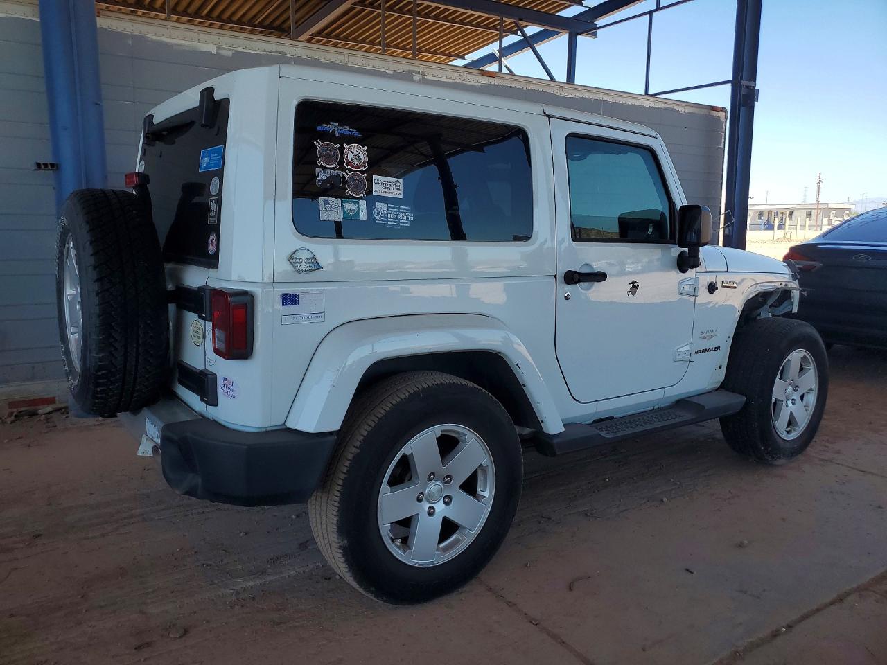 2011 Jeep Wrangler Sahara White vin: 1J4GA5D19BL559134