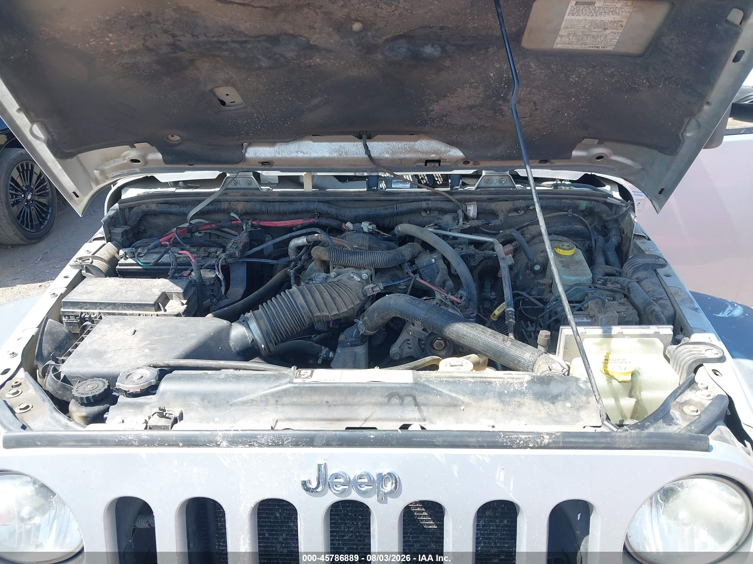 2007 Jeep Wrangler Rubicon Silver vin: 1J4GA64127L199847