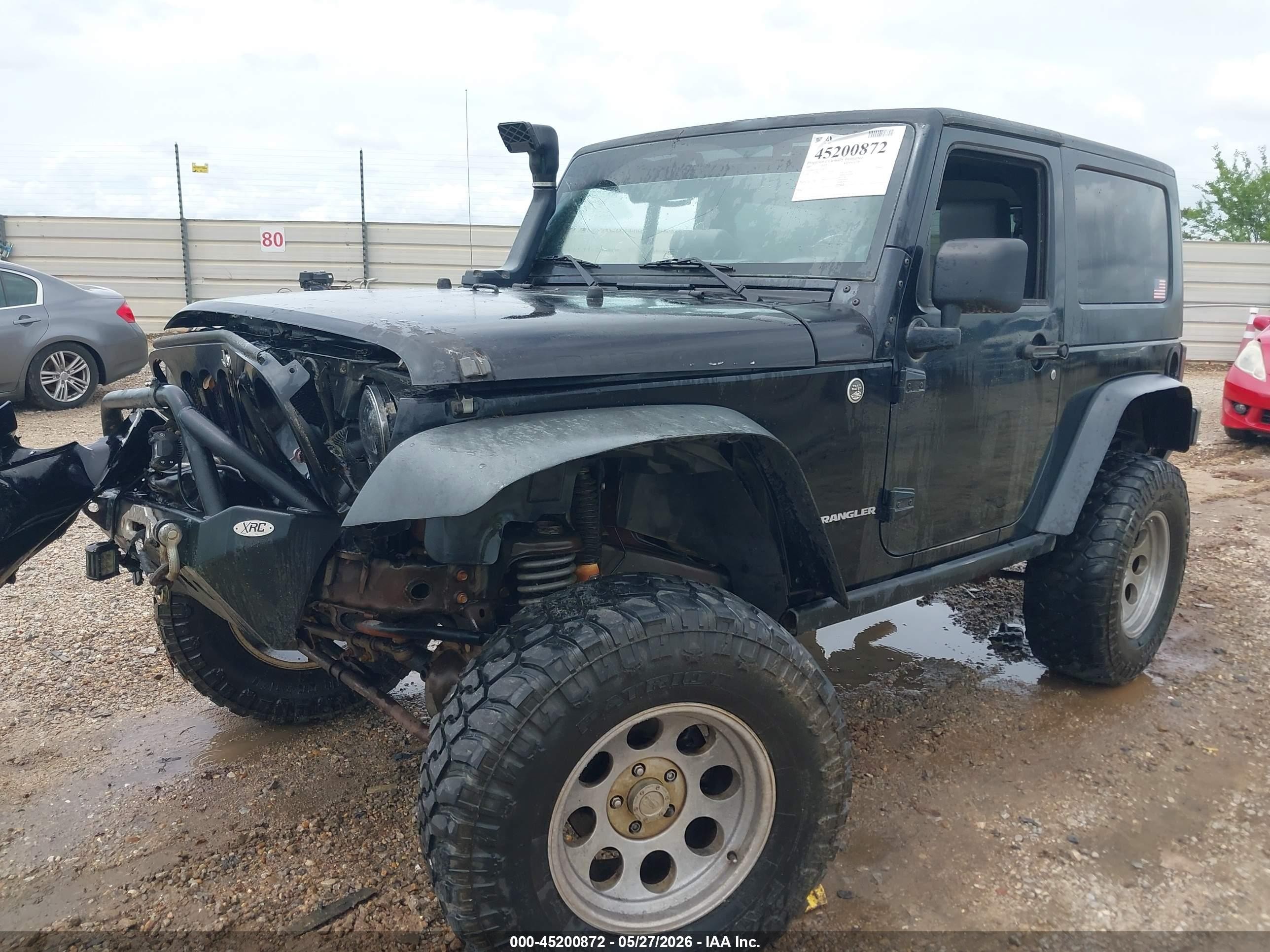 2007 Jeep Wrangler Rubicon Black vin: 1J4GA64147L104141