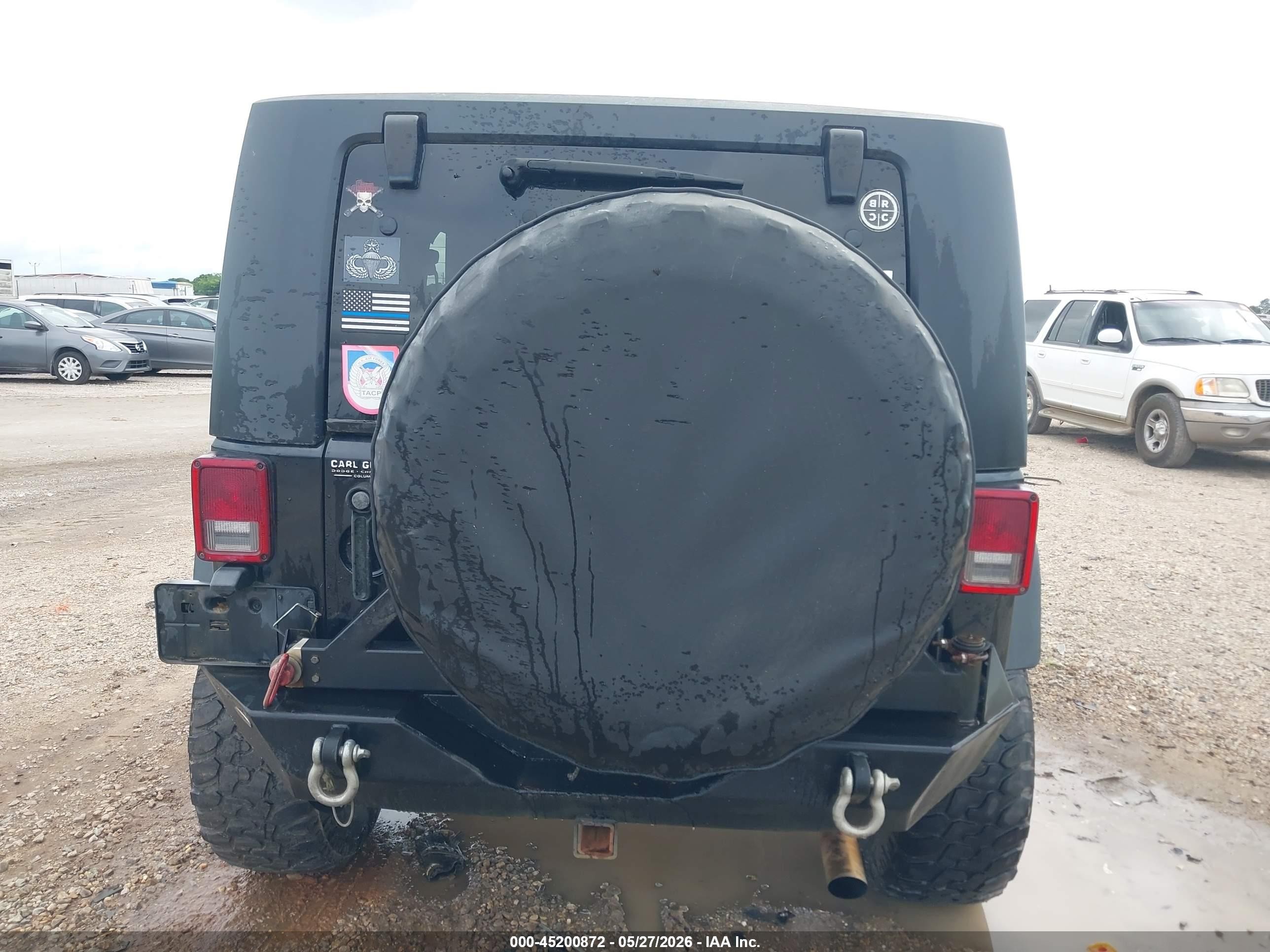 2007 Jeep Wrangler Rubicon Black vin: 1J4GA64147L104141