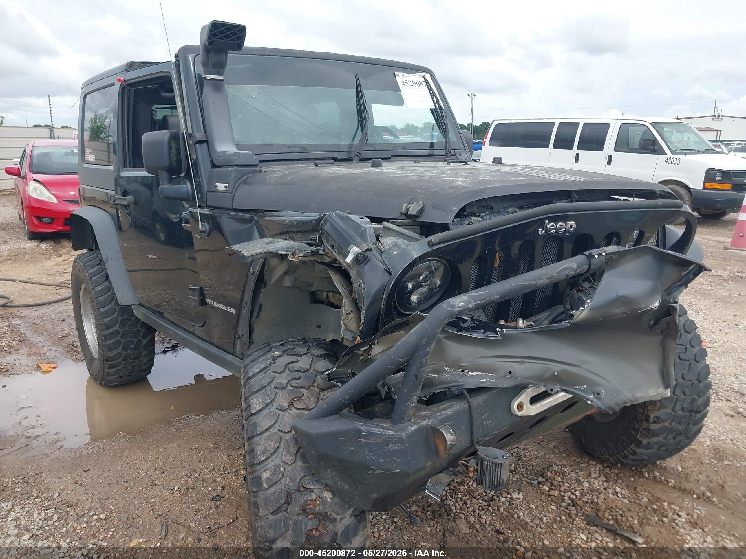 2007 Jeep Wrangler Rubicon Black vin: 1J4GA64147L104141