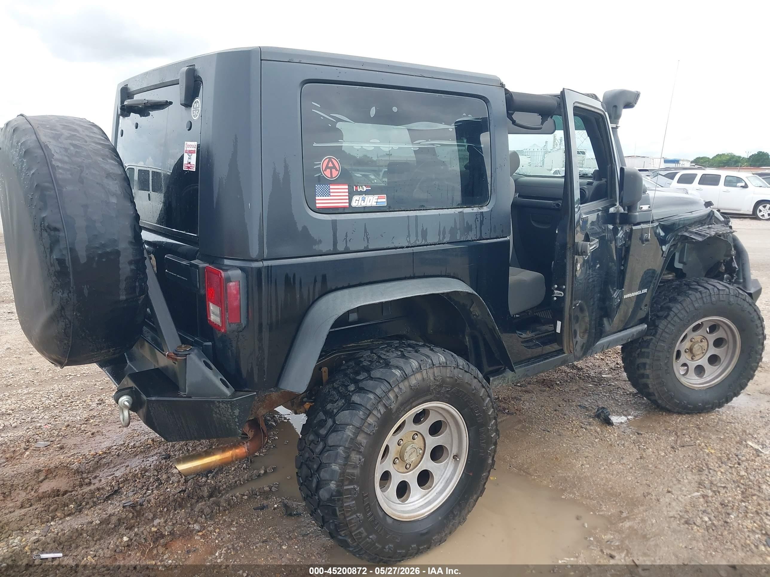 2007 Jeep Wrangler Rubicon Black vin: 1J4GA64147L104141