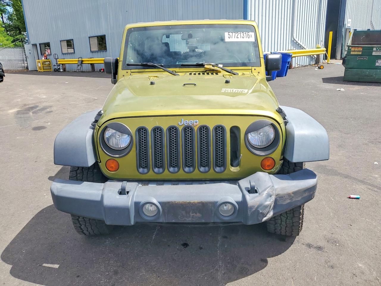 2007 Jeep Wrangler Rubicon Зеленый vin: 1J4GA64147L108237