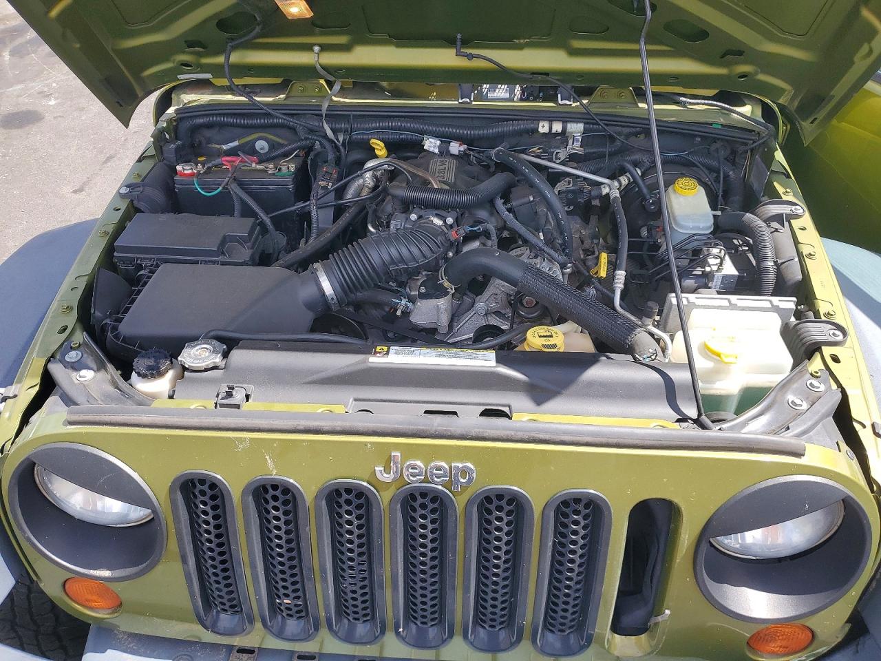 2007 Jeep Wrangler Rubicon Зеленый vin: 1J4GA64147L108237