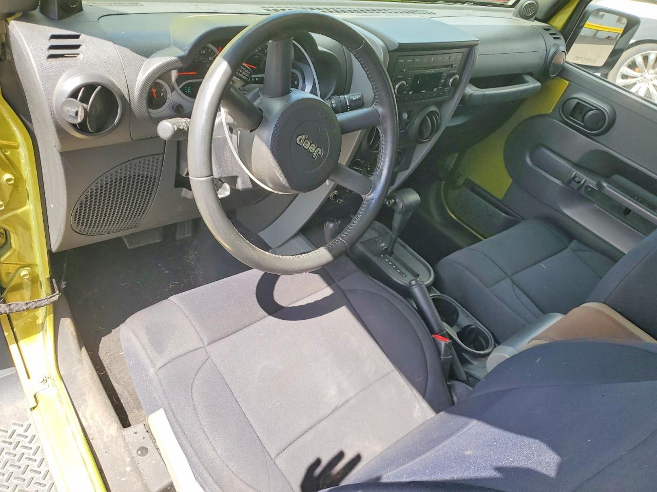 2007 Jeep Wrangler Rubicon Зеленый vin: 1J4GA64147L108237