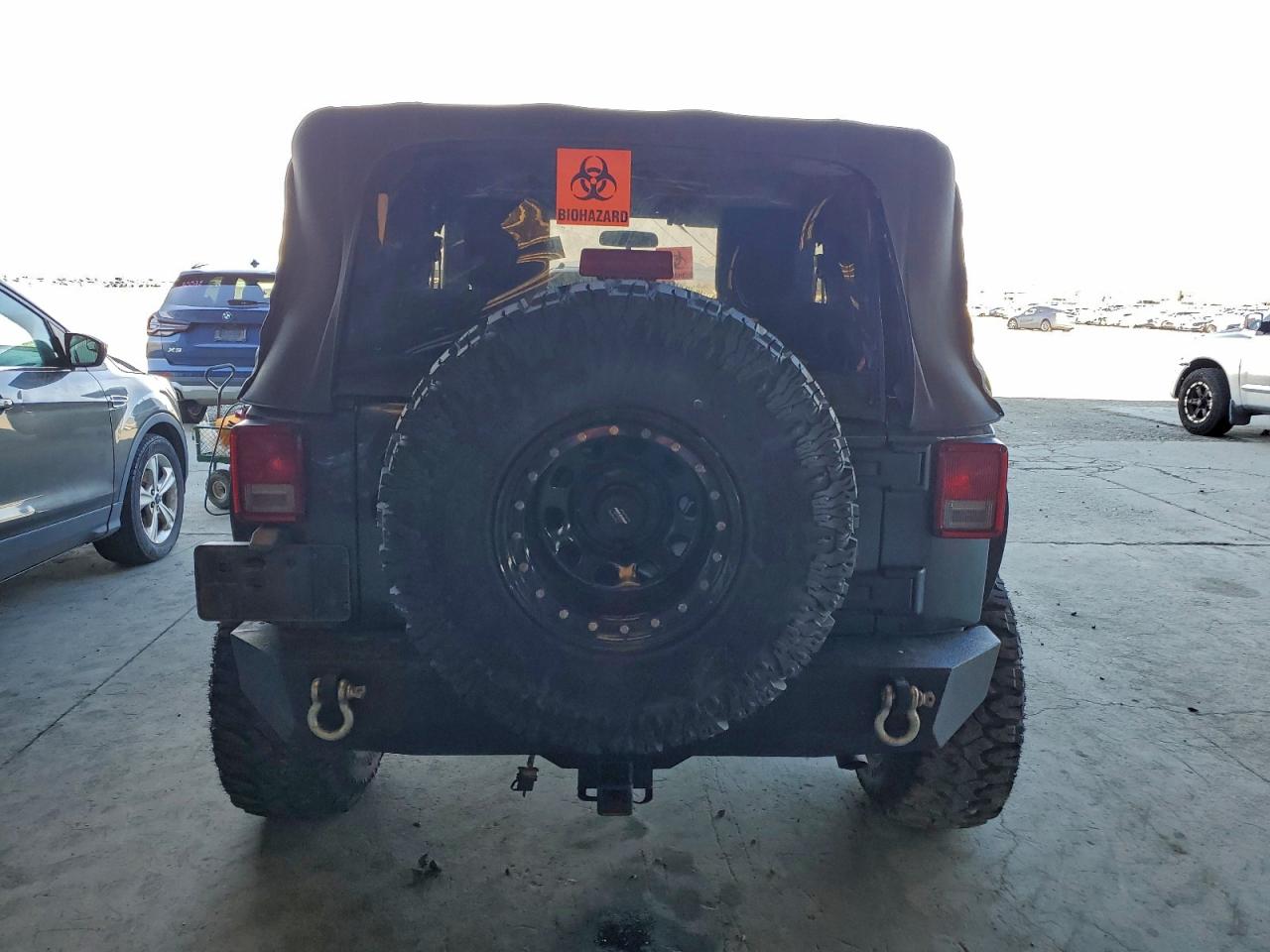 2008 Jeep Wrangler Rubicon Gray vin: 1J4GA64148L519333