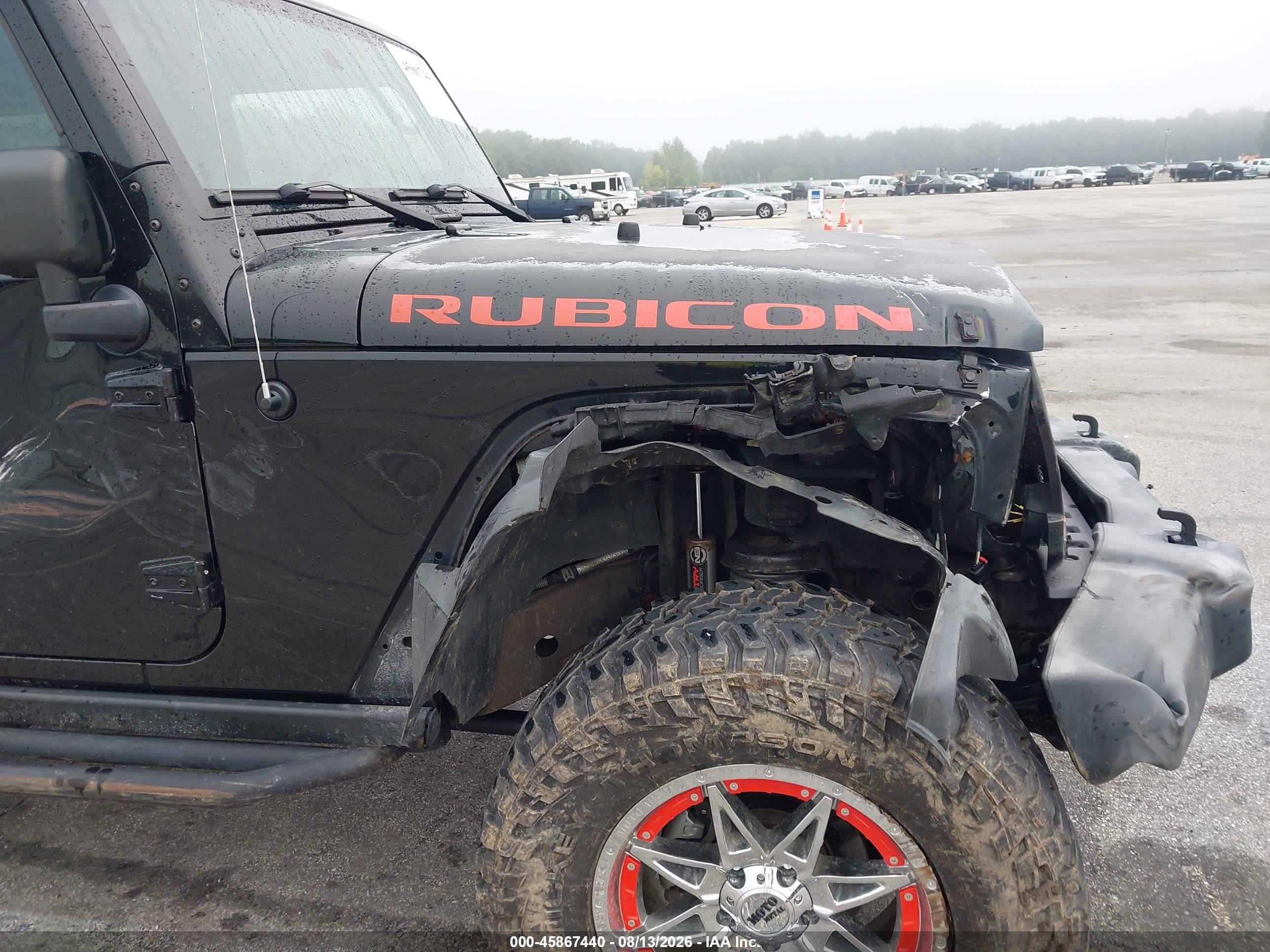 2007 Jeep Wrangler Rubicon Black vin: 1J4GA64197L194712