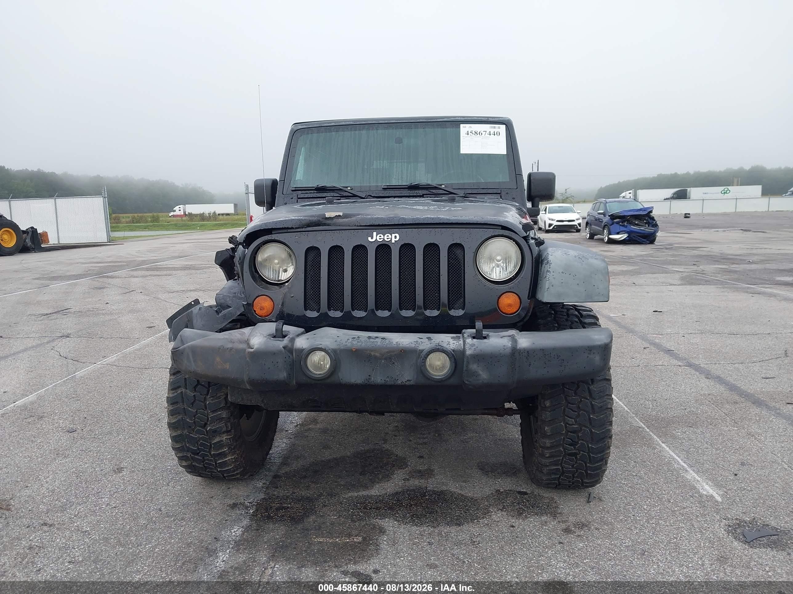 2007 Jeep Wrangler Rubicon Black vin: 1J4GA64197L194712
