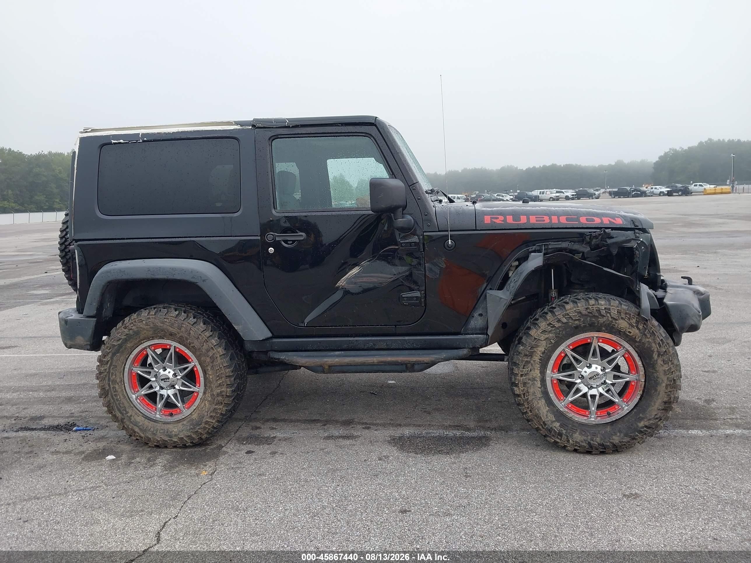 2007 Jeep Wrangler Rubicon Black vin: 1J4GA64197L194712