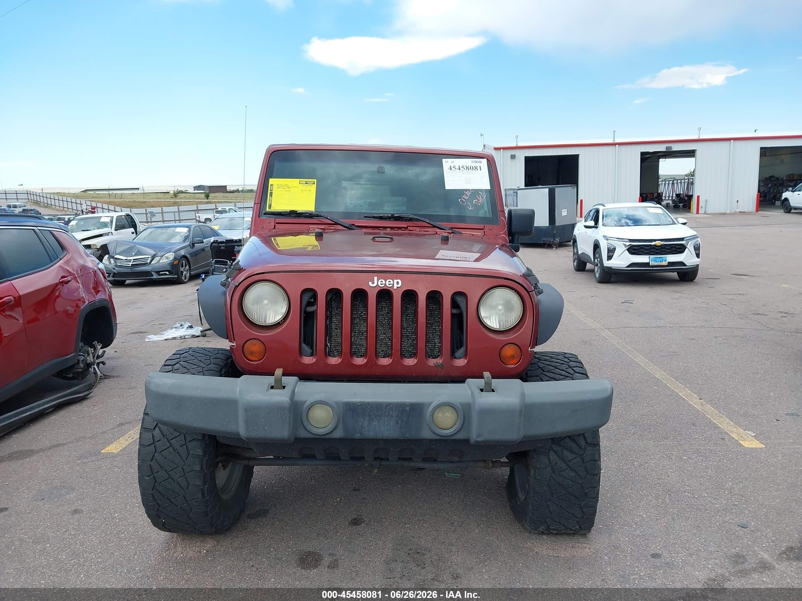 2009 Jeep Wrangler Unlimited Rubicon Red vin: 1J4GA69119L776735