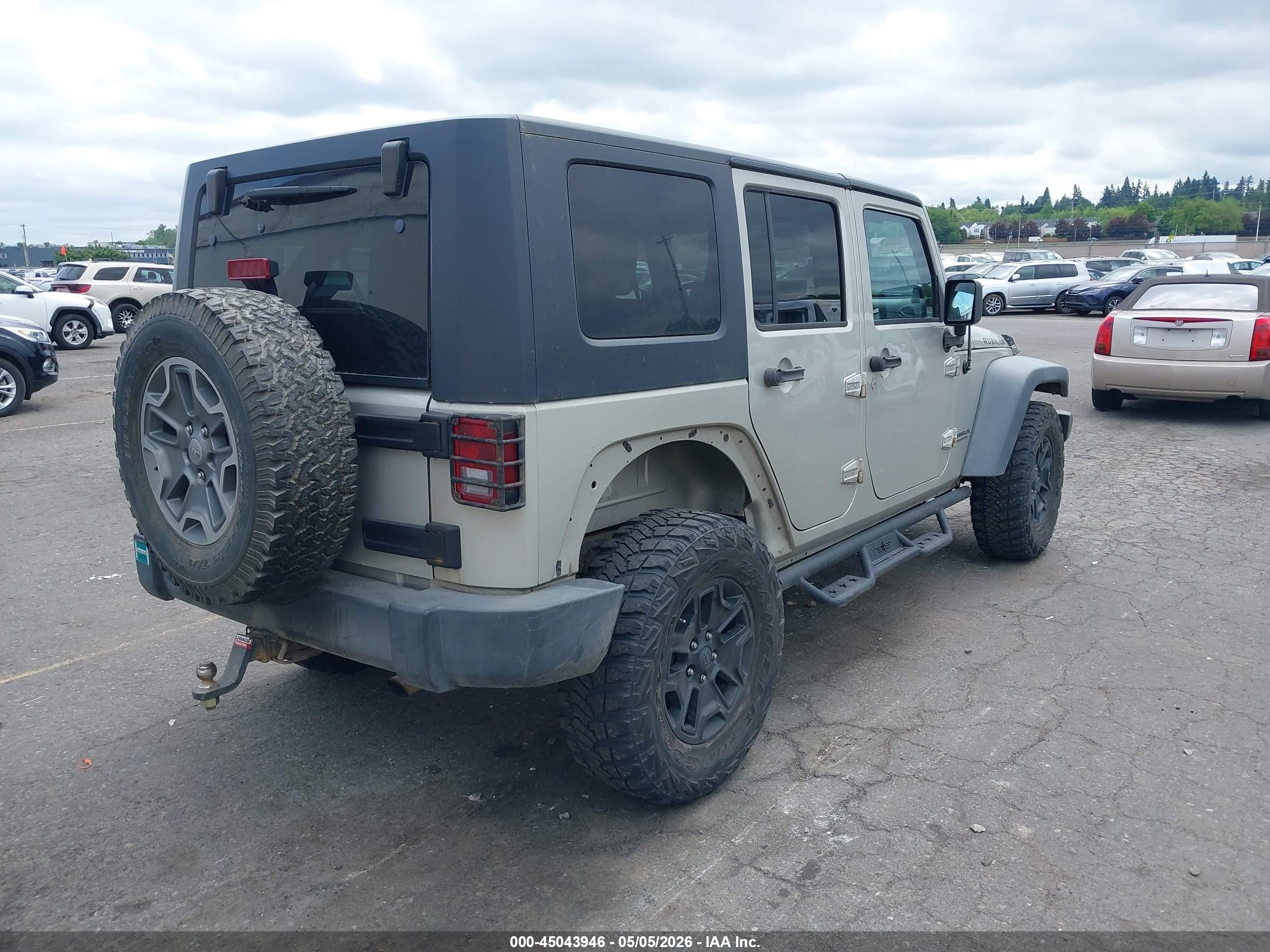 2007 Jeep Wrangler Unlimited Rubicon Silver vin: 1J4GA69127L154304