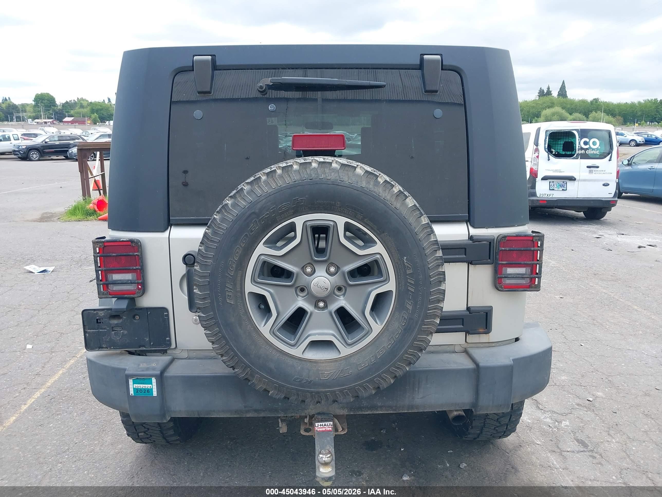 2007 Jeep Wrangler Unlimited Rubicon Silver vin: 1J4GA69127L154304