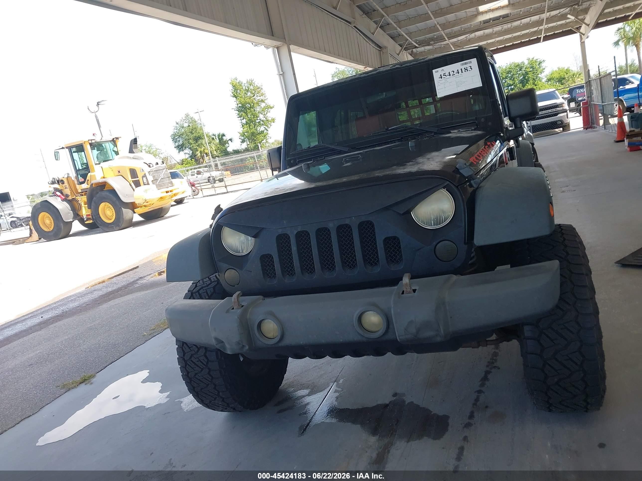 2008 Jeep Wrangler Unlimited Rubicon Black vin: 1J4GA69138L631808