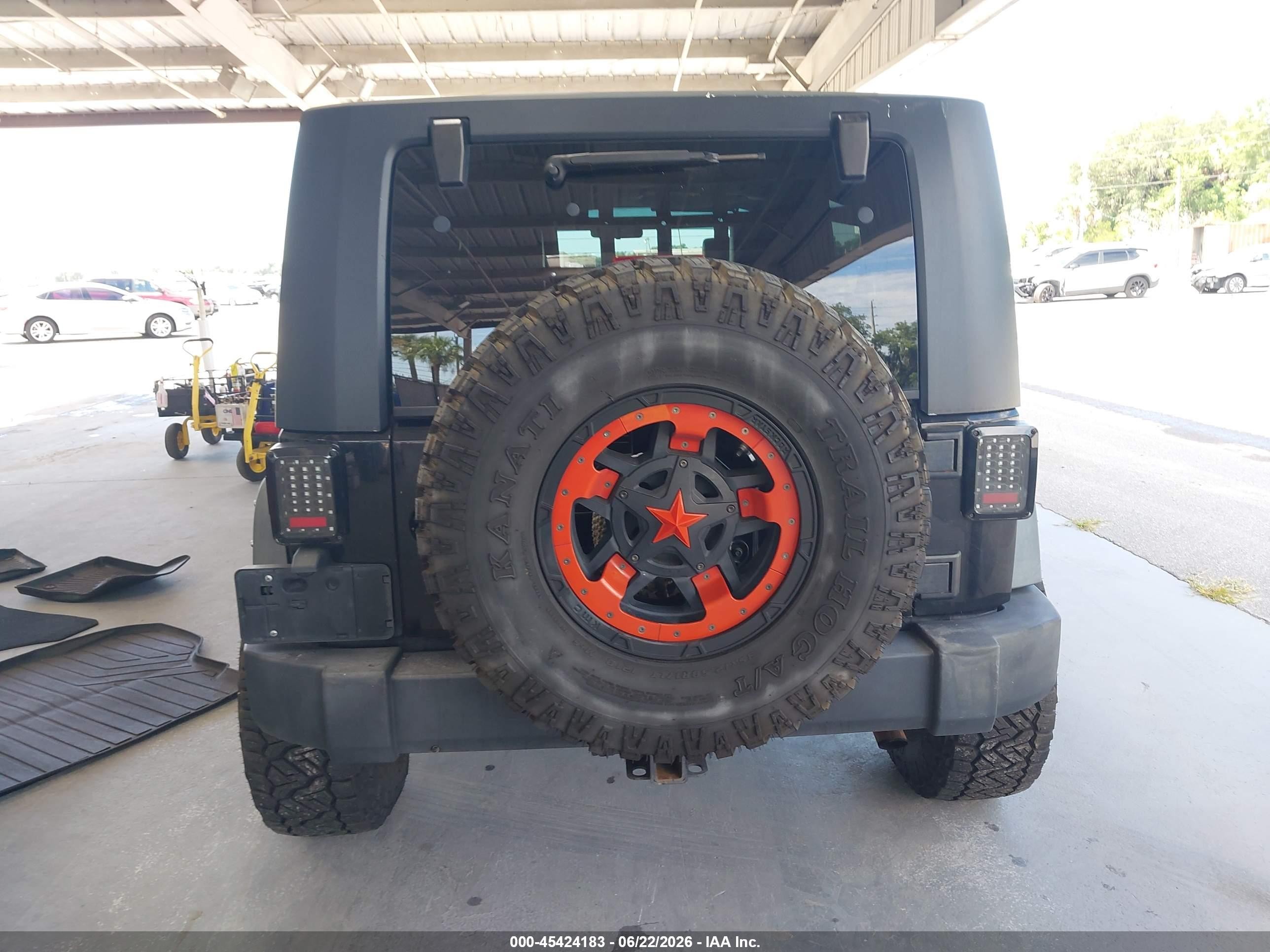 2008 Jeep Wrangler Unlimited Rubicon Black vin: 1J4GA69138L631808