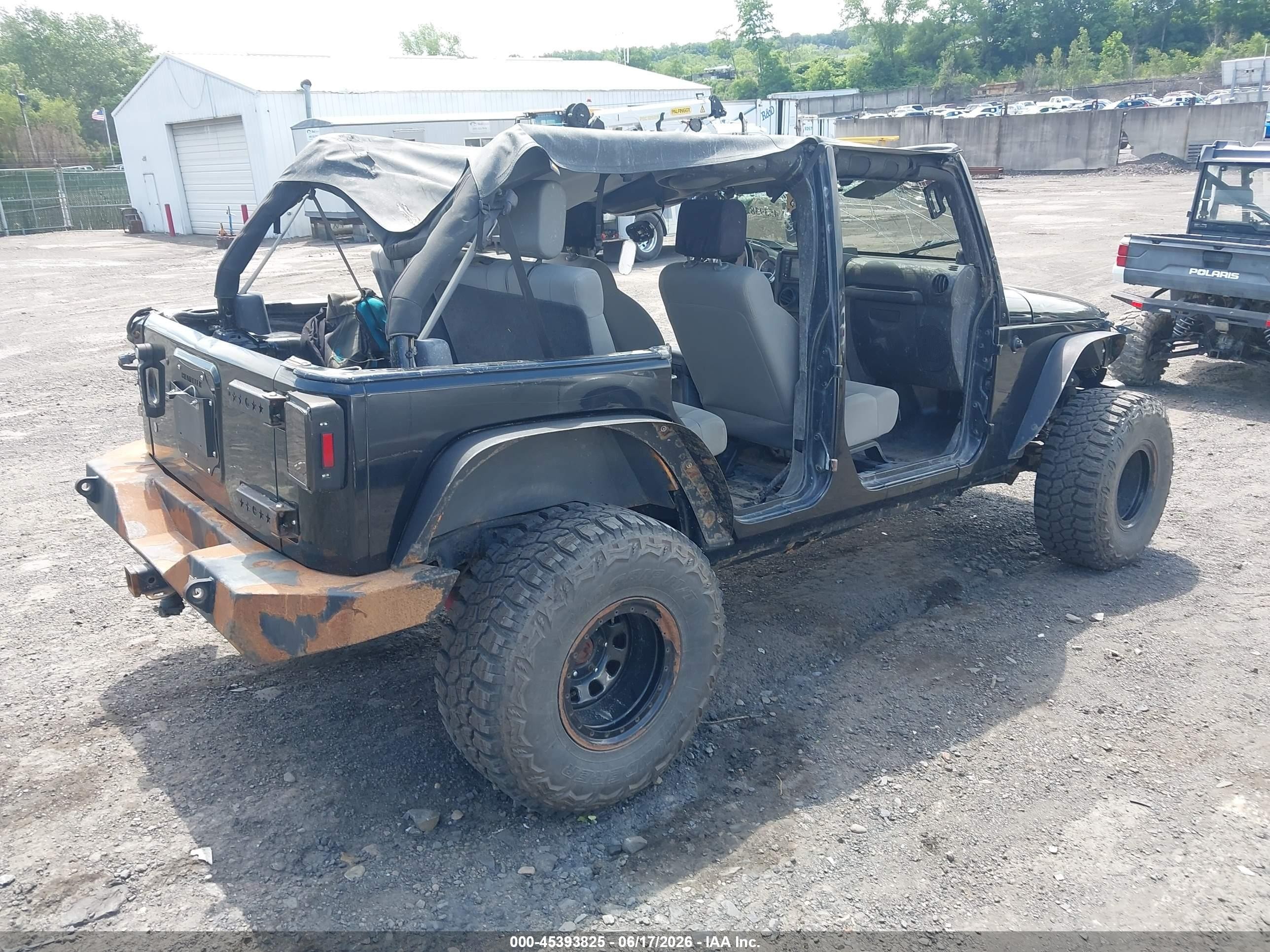 2008 Jeep Wrangler Unlimited Rubicon Black vin: 1J4GA69158L587696