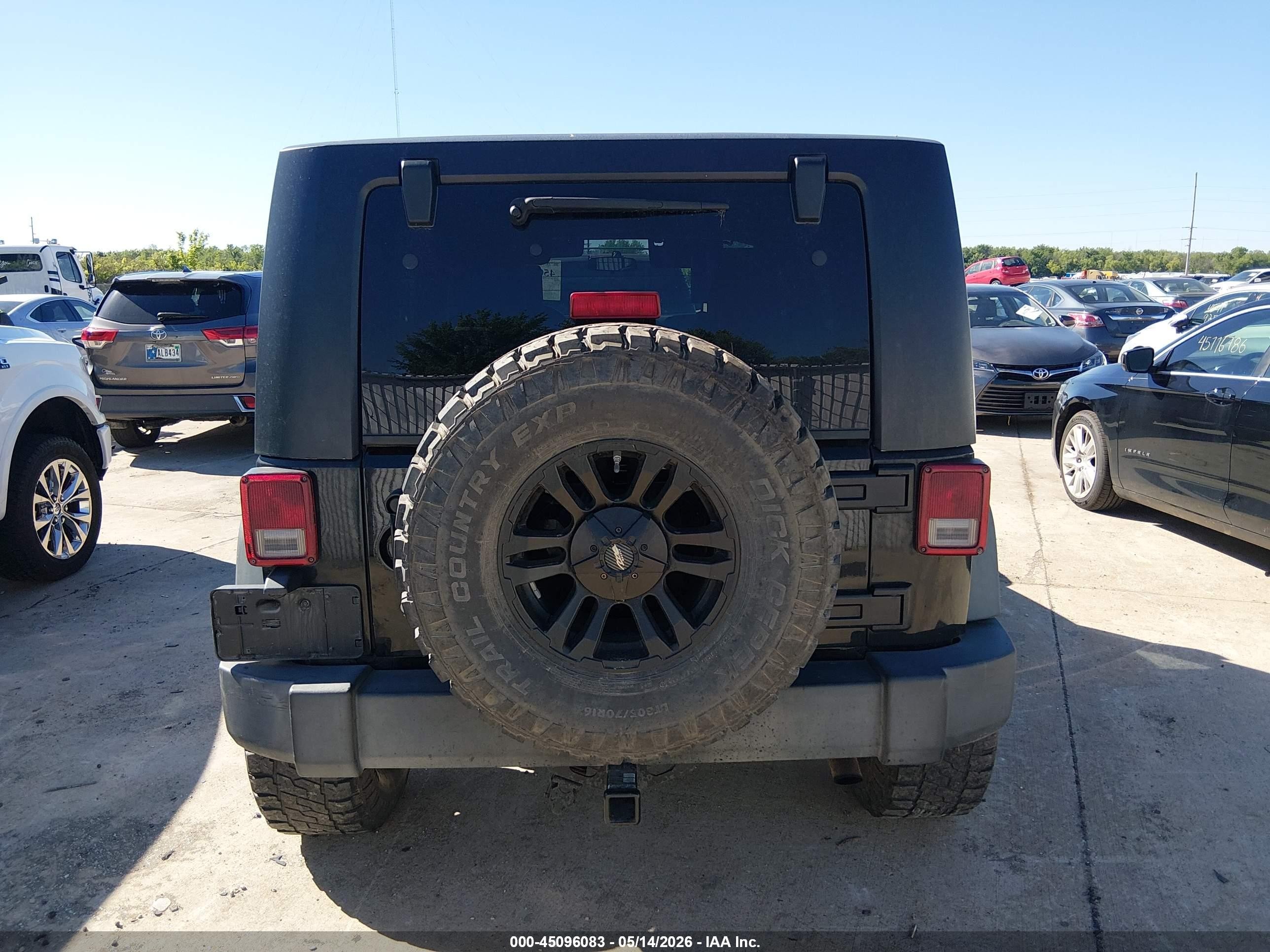2008 Jeep Wrangler Unlimited Rubicon Черный vin: 1J4GA69168L545697