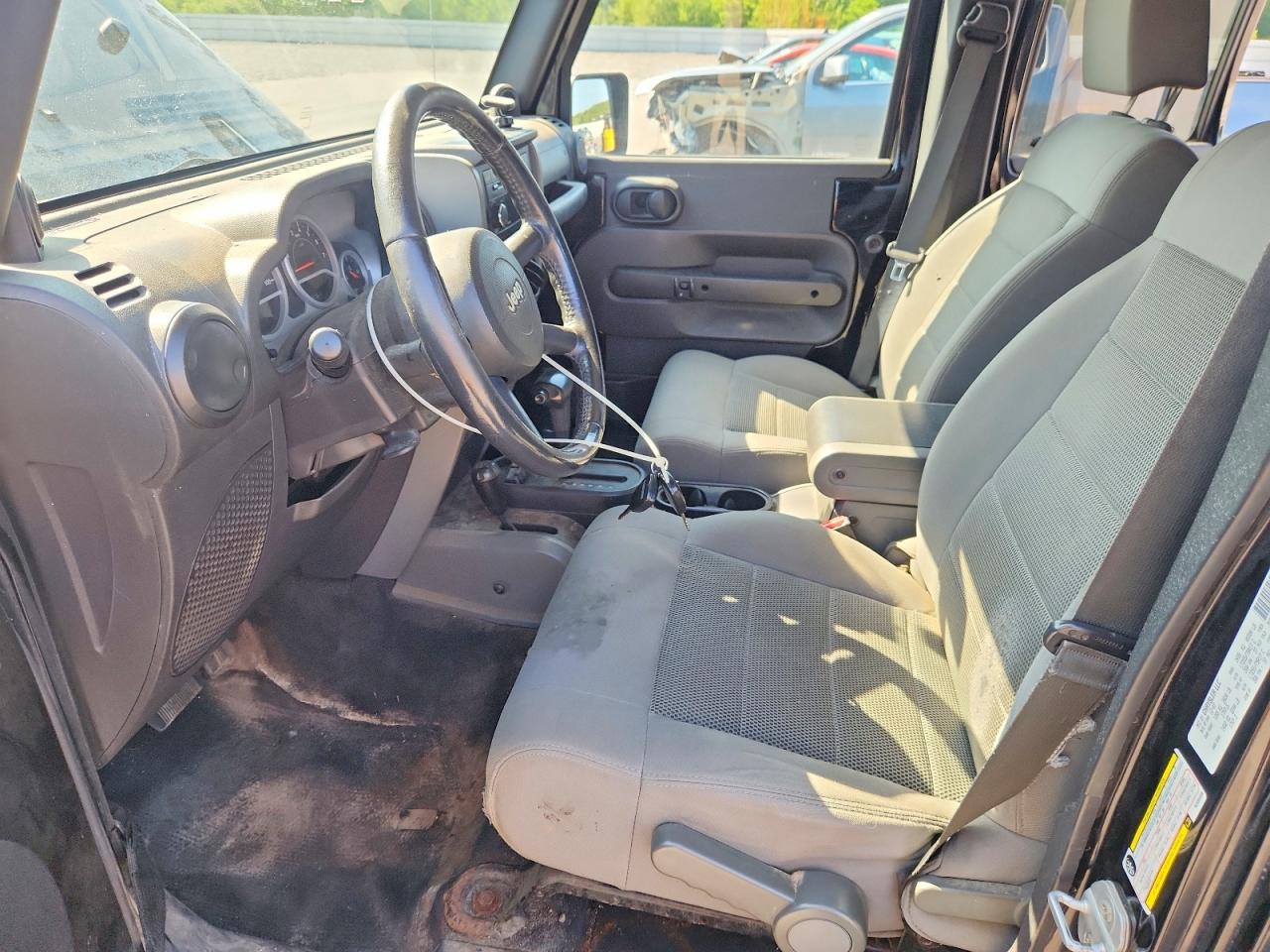 2008 Jeep Wrangler Unlimited Rubicon Black vin: 1J4GA69178L555056