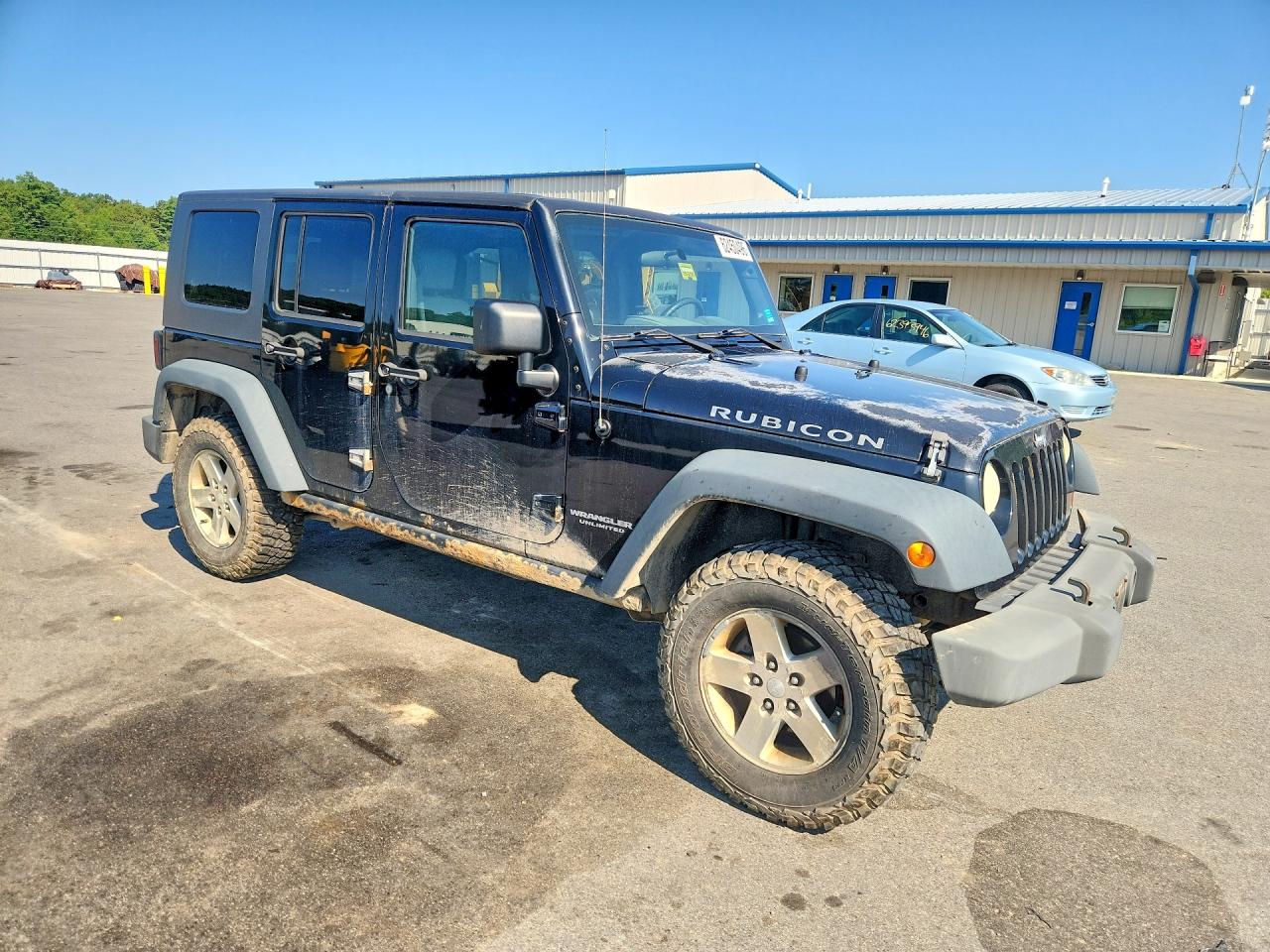 2008 Jeep Wrangler Unlimited Rubicon Black vin: 1J4GA69178L555056
