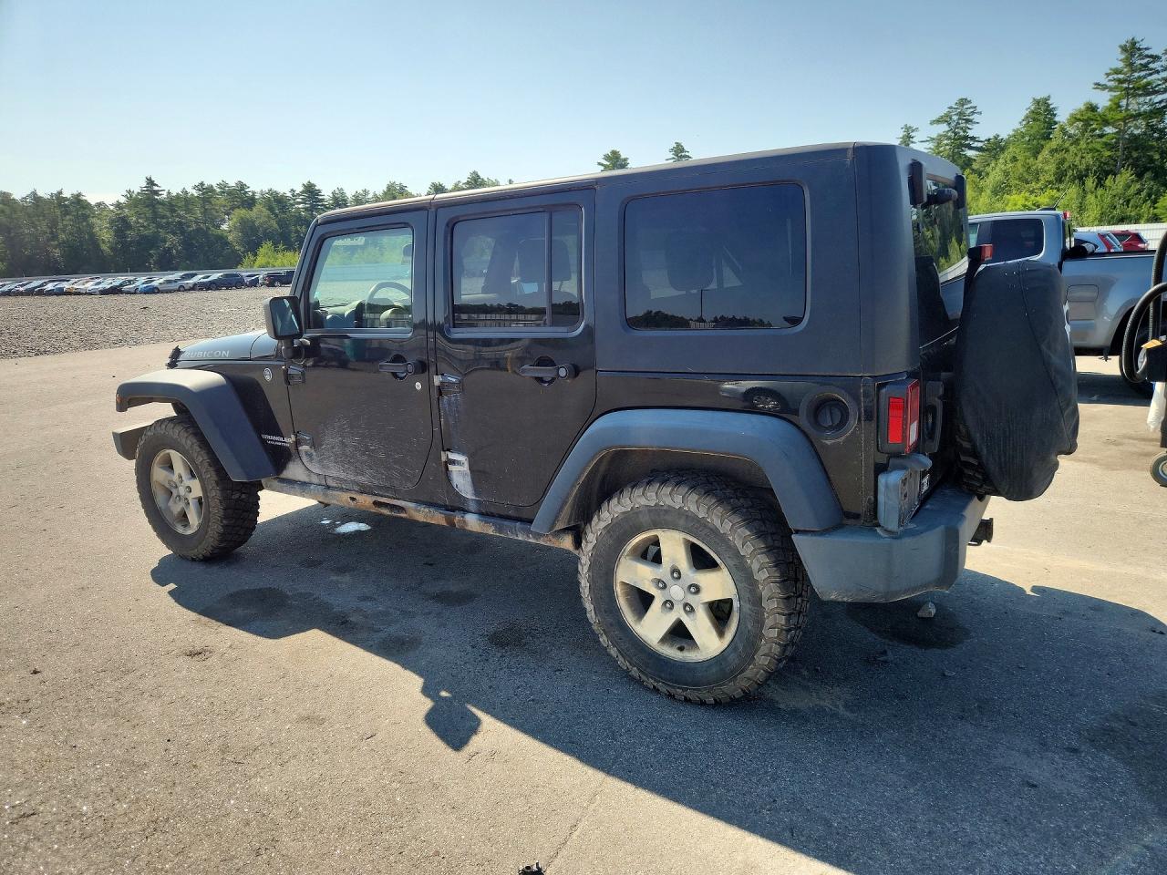 2008 Jeep Wrangler Unlimited Rubicon Black vin: 1J4GA69178L555056
