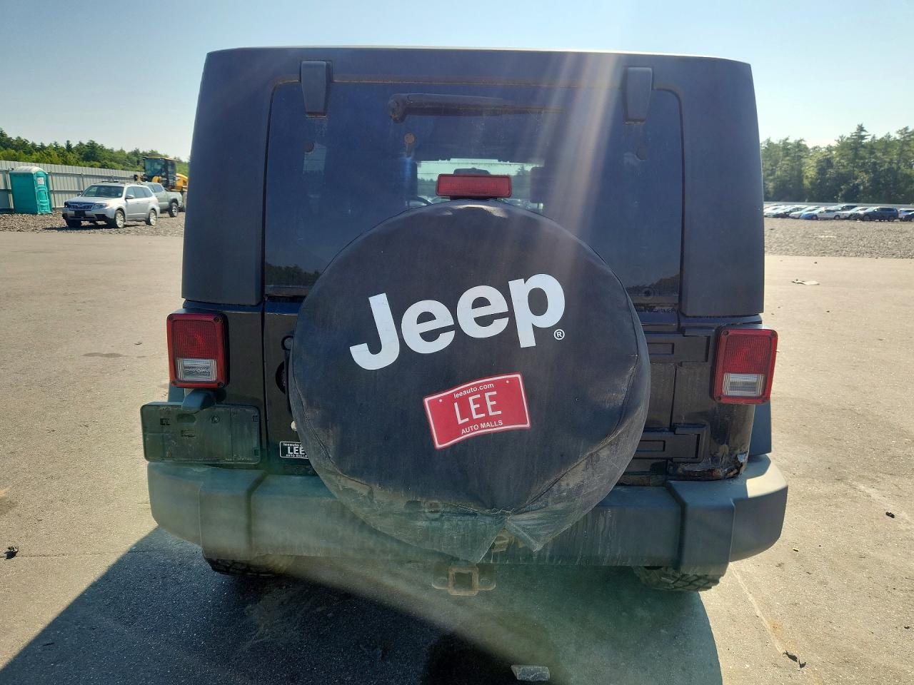 2008 Jeep Wrangler Unlimited Rubicon Black vin: 1J4GA69178L555056