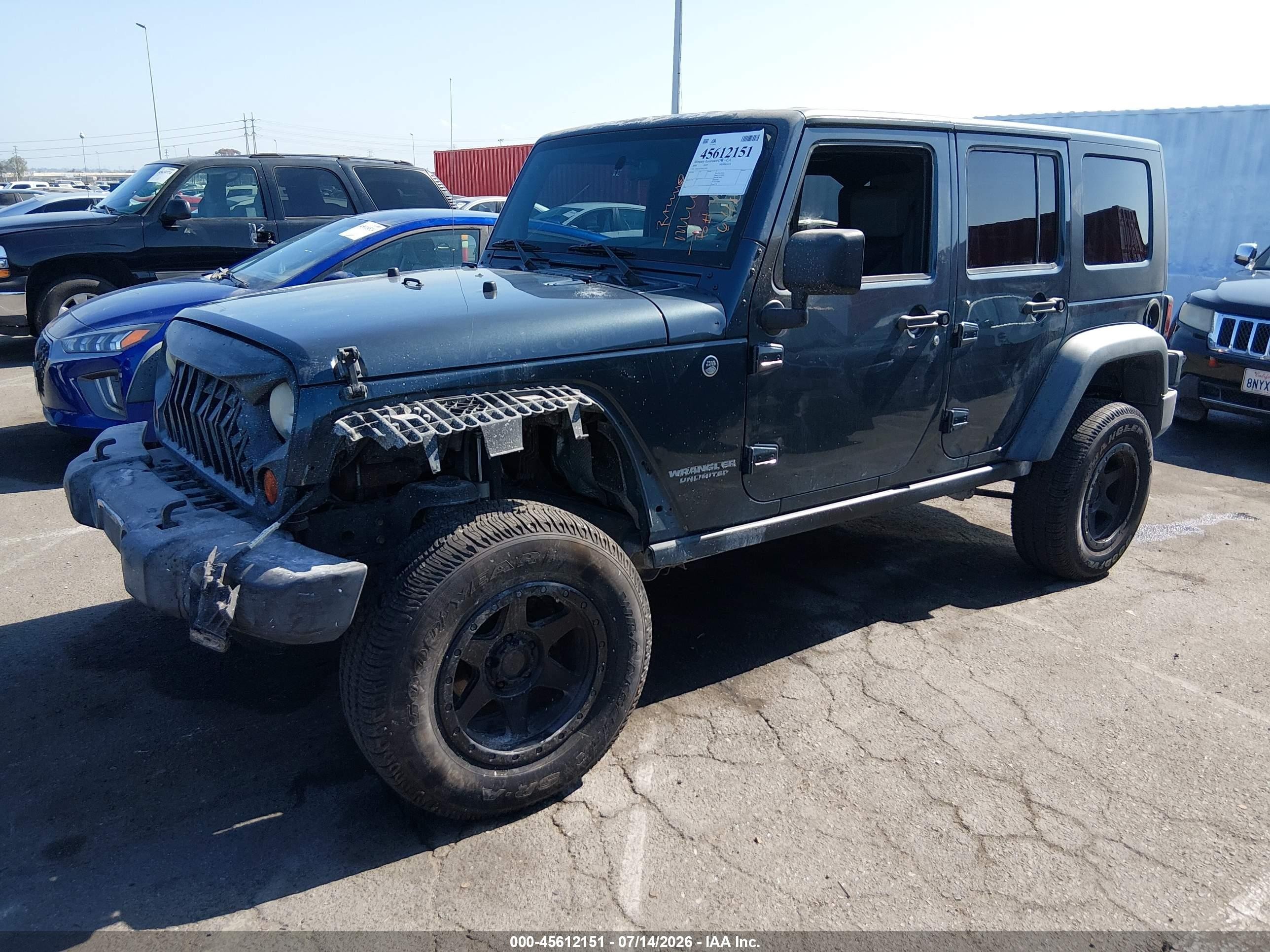 2008 Jeep Wrangler Unlimited Rubicon Black vin: 1J4GA69178L615935