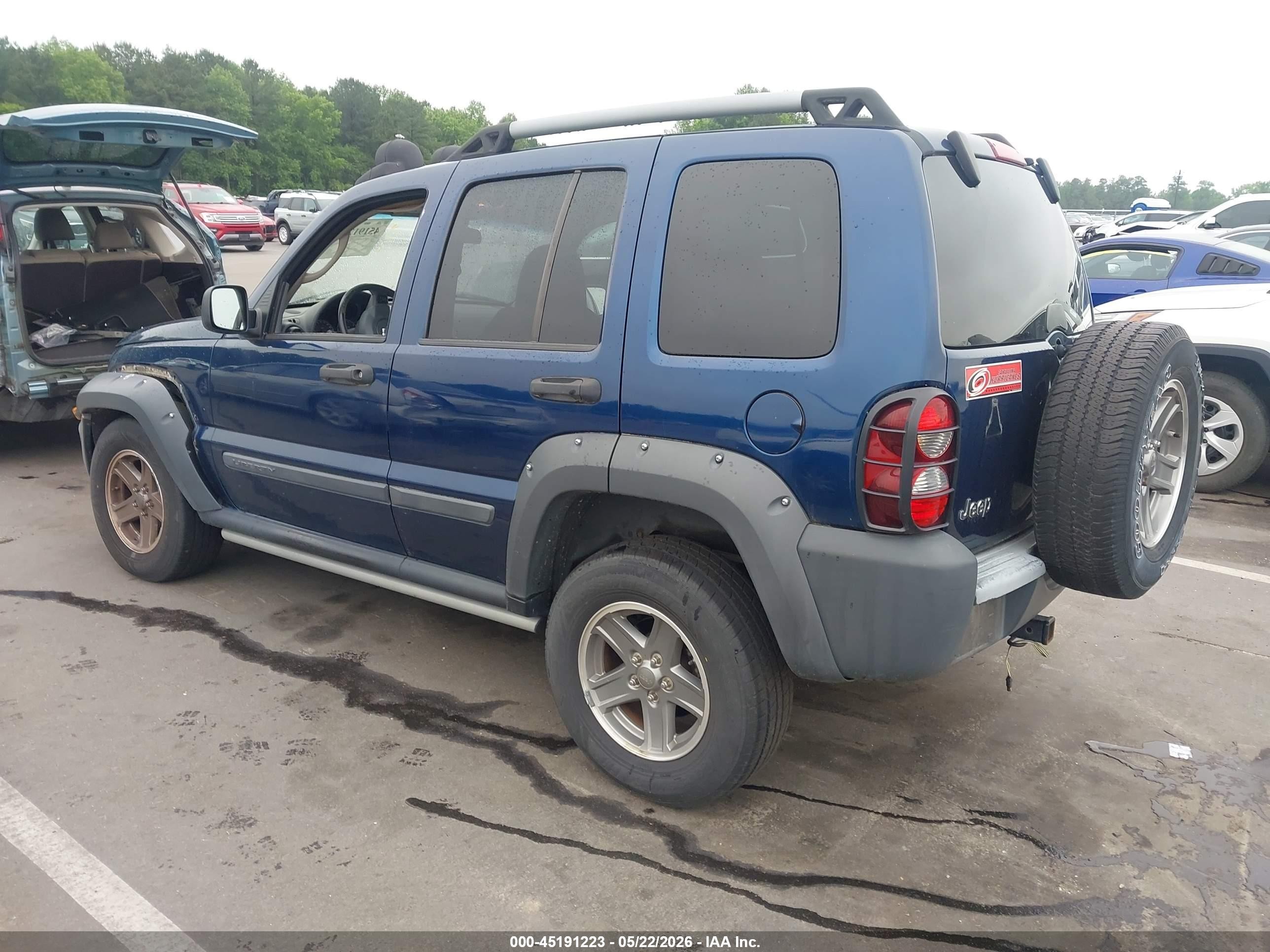 2005 Jeep Liberty Renegade Blue vin: 1J4GK38K55W679035