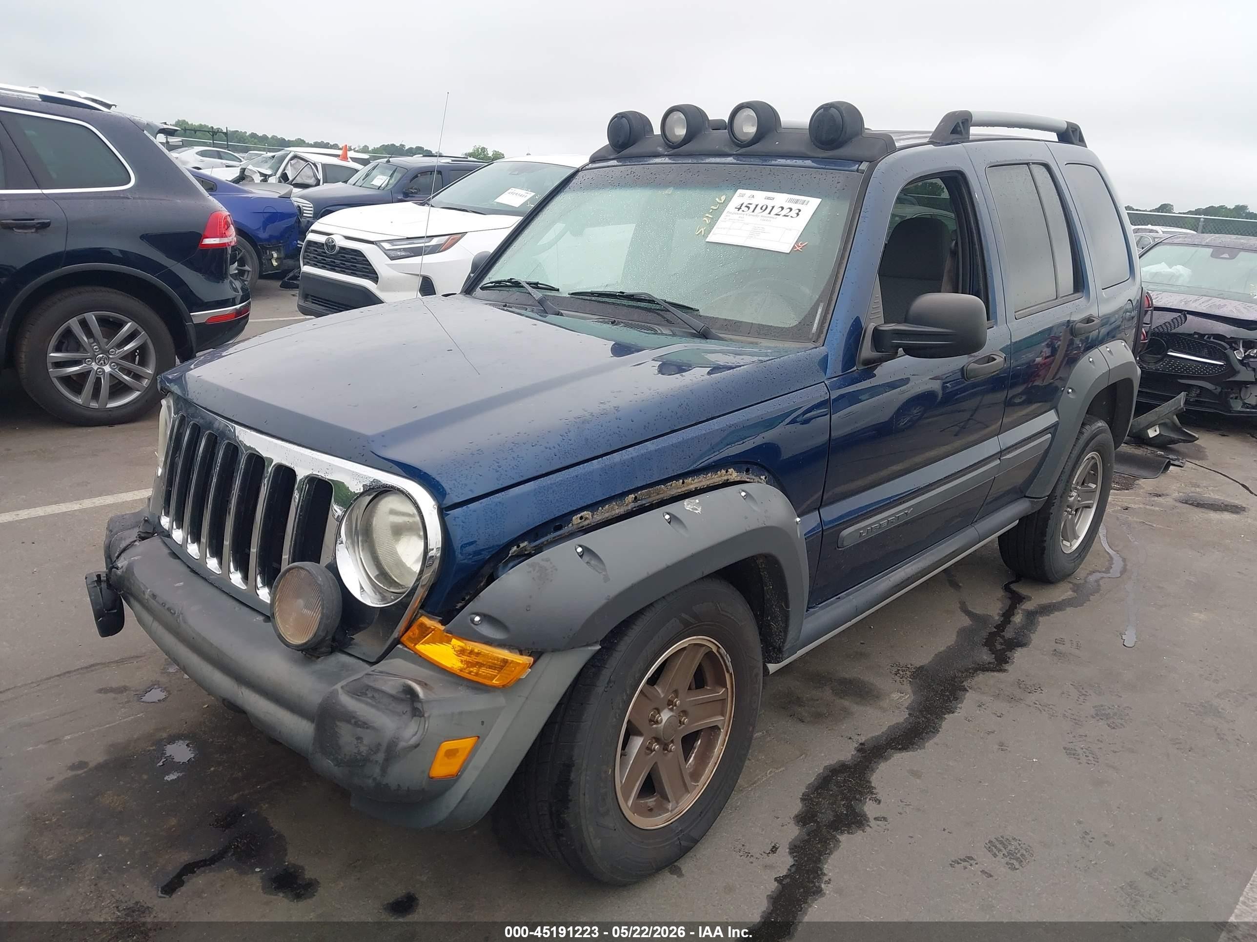 2005 Jeep Liberty Renegade Blue vin: 1J4GK38K55W679035