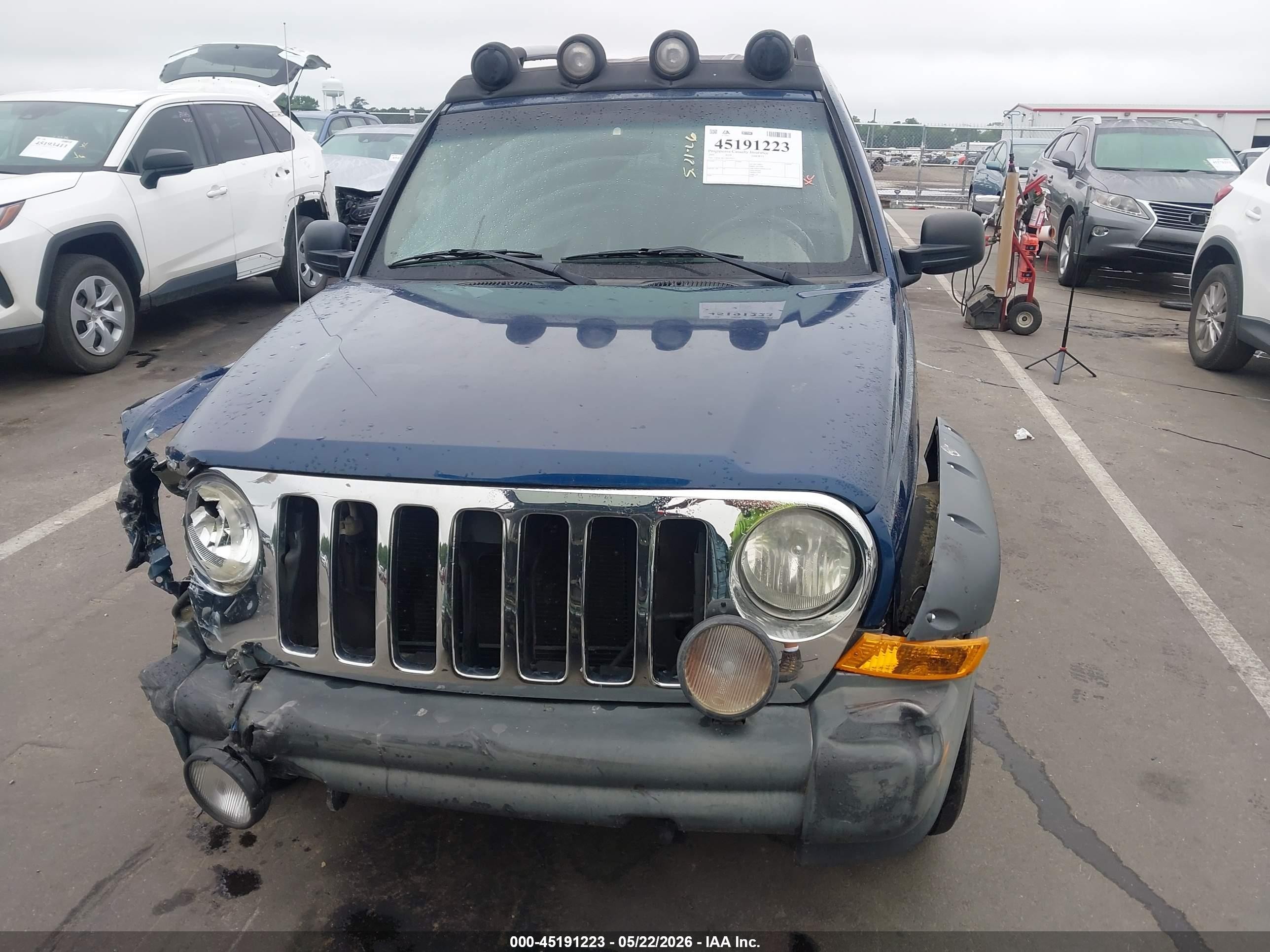 2005 Jeep Liberty Renegade Blue vin: 1J4GK38K55W679035