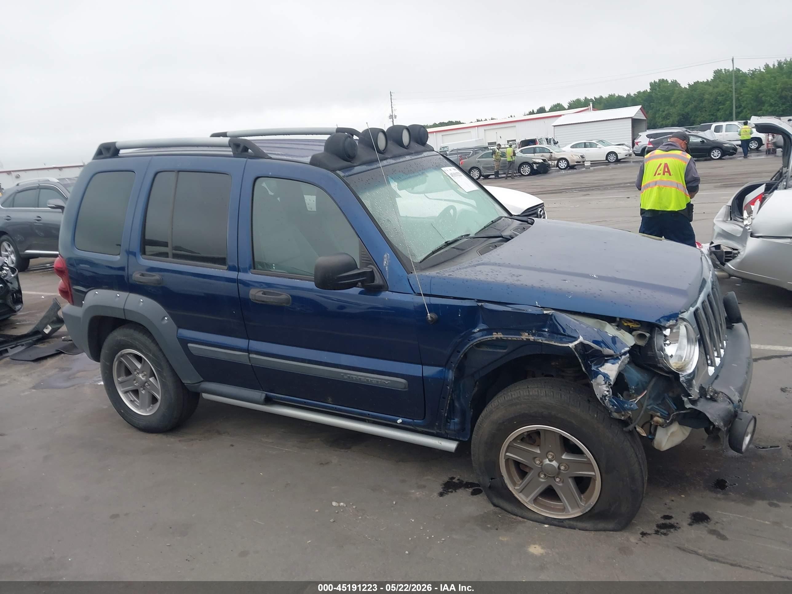 2005 Jeep Liberty Renegade Blue vin: 1J4GK38K55W679035