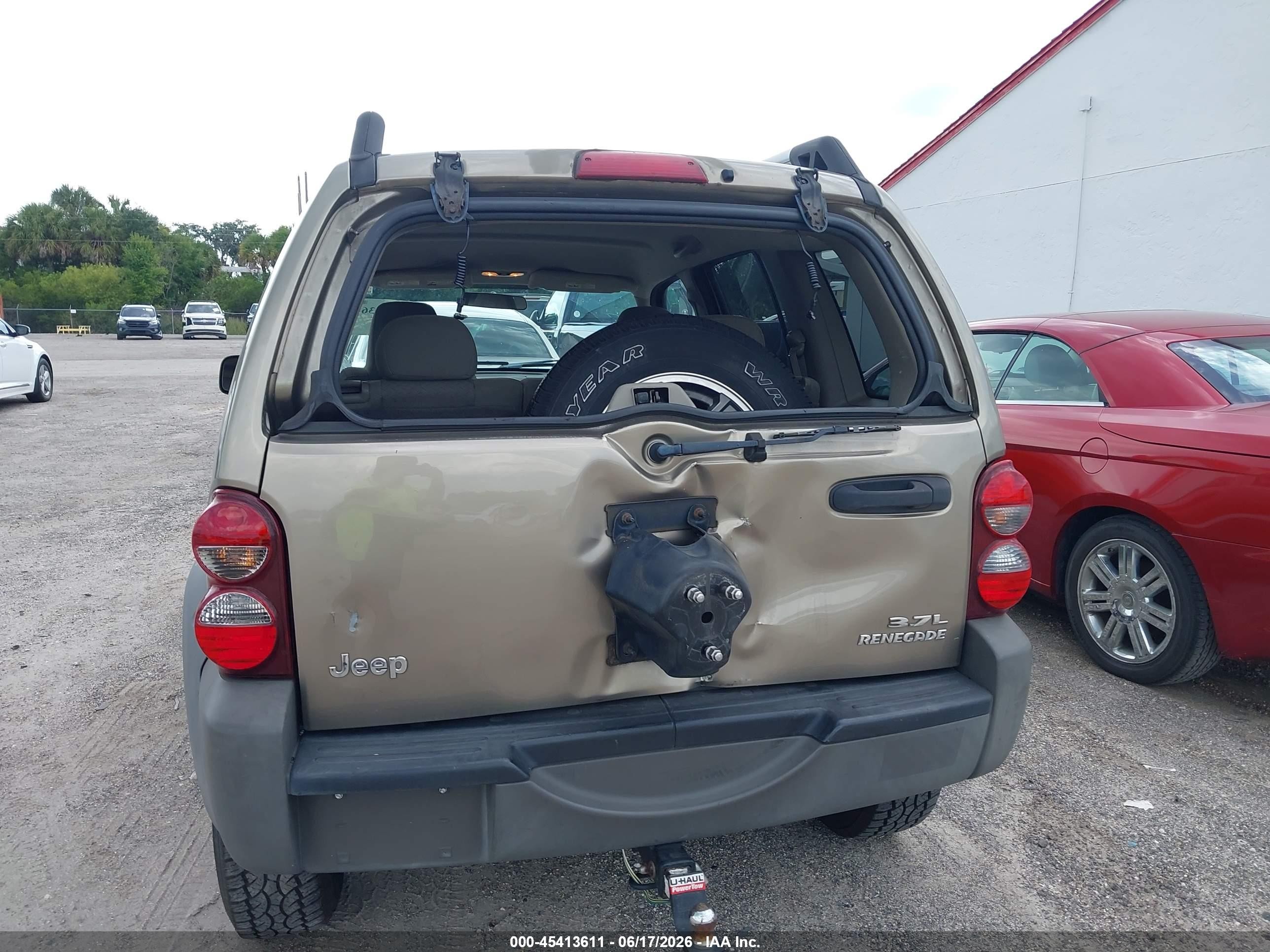 2006 Jeep Liberty Renegade Brown vin: 1J4GK38K56W190376