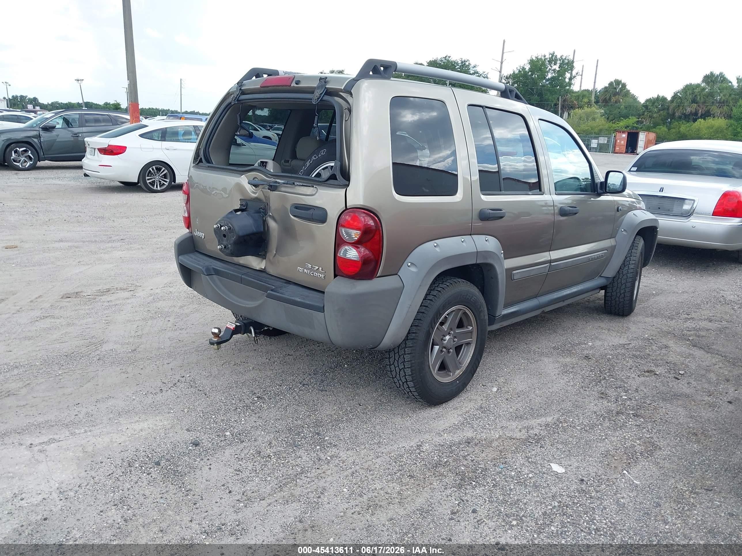 2006 Jeep Liberty Renegade Brown vin: 1J4GK38K56W190376