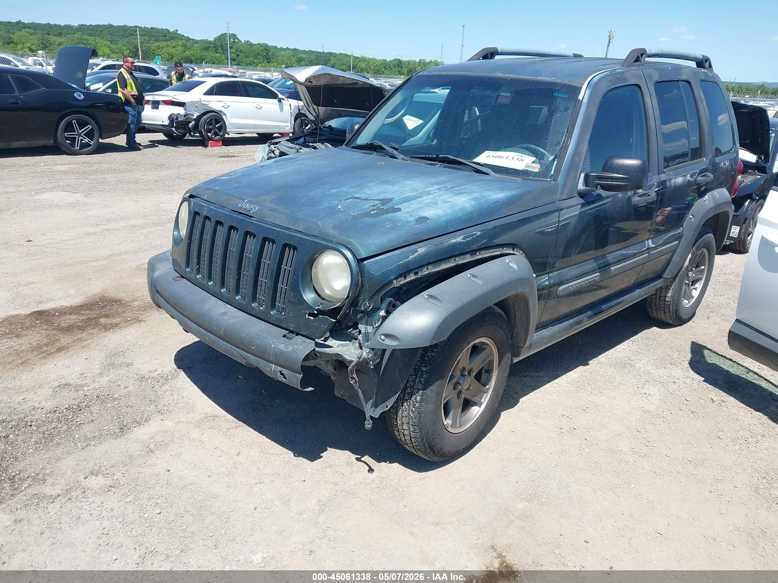 2005 Jeep Liberty Renegade Blue vin: 1J4GK38K85W600036