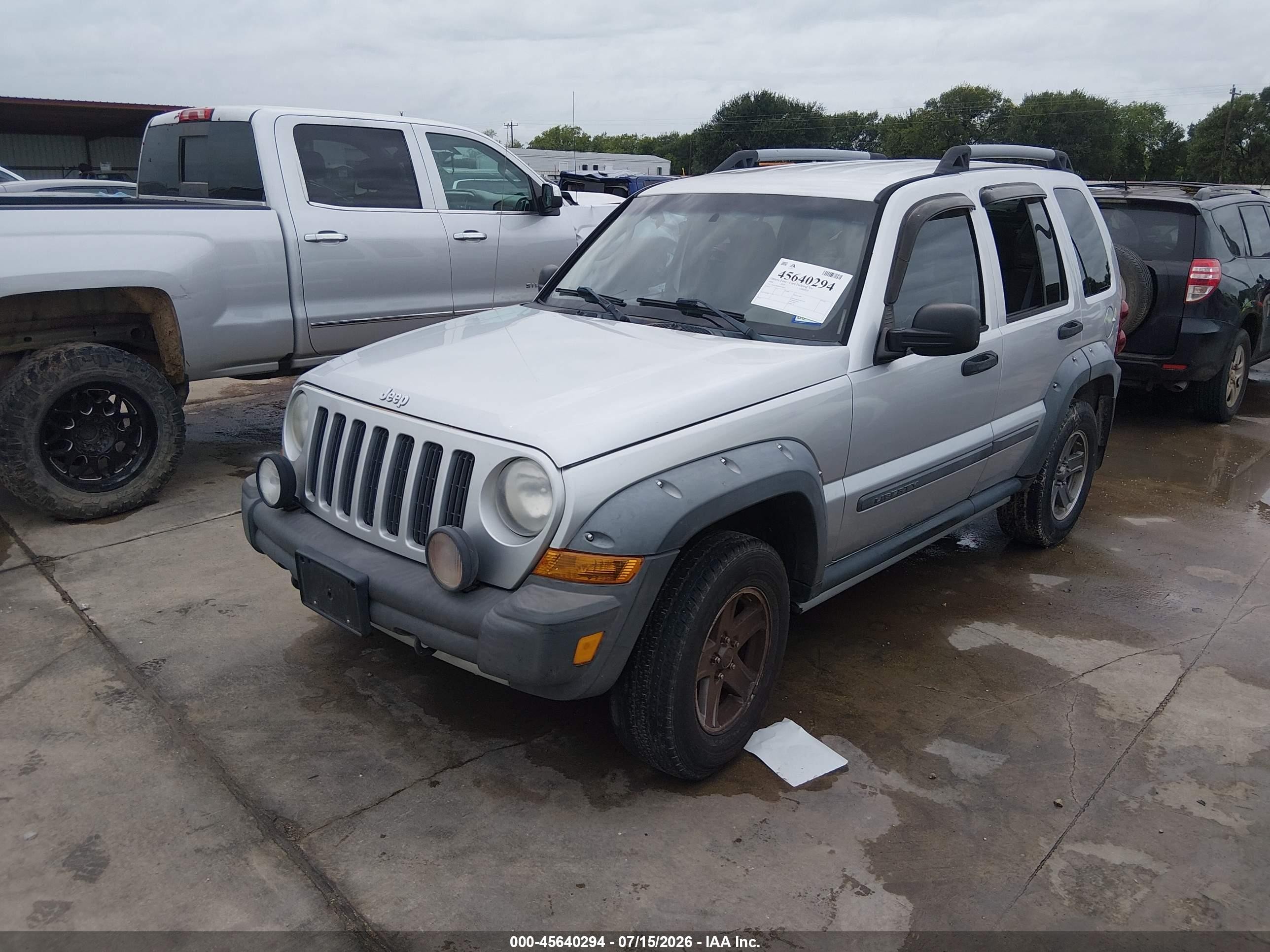 2006 Jeep Liberty Renegade Silver vin: 1J4GK38K86W189254
