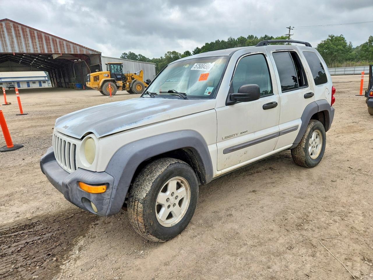2002 Jeep Liberty Sport White vin: 1J4GK48K02W124656