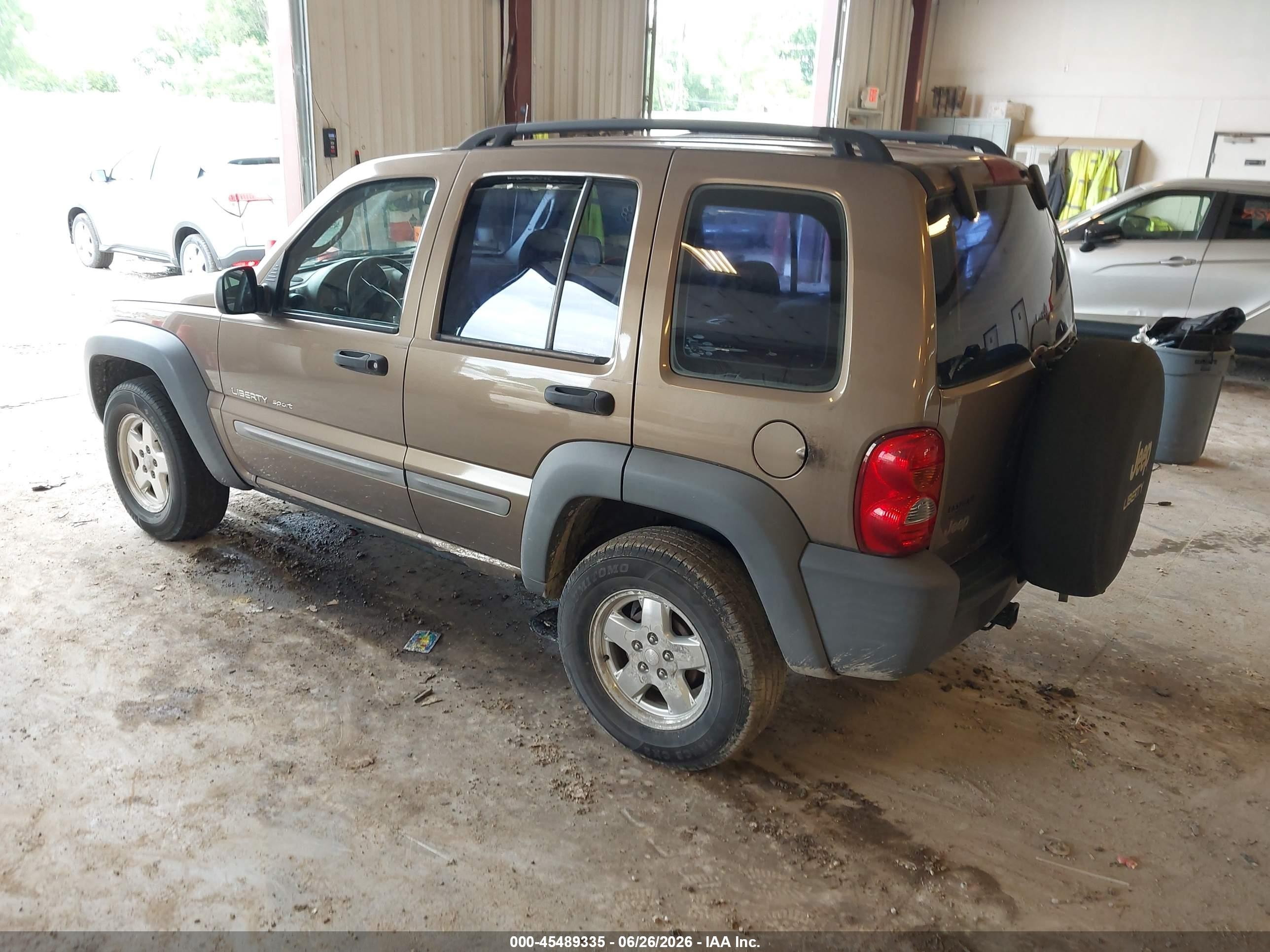 2002 Jeep Liberty Sport Brown vin: 1J4GK48K02W169807