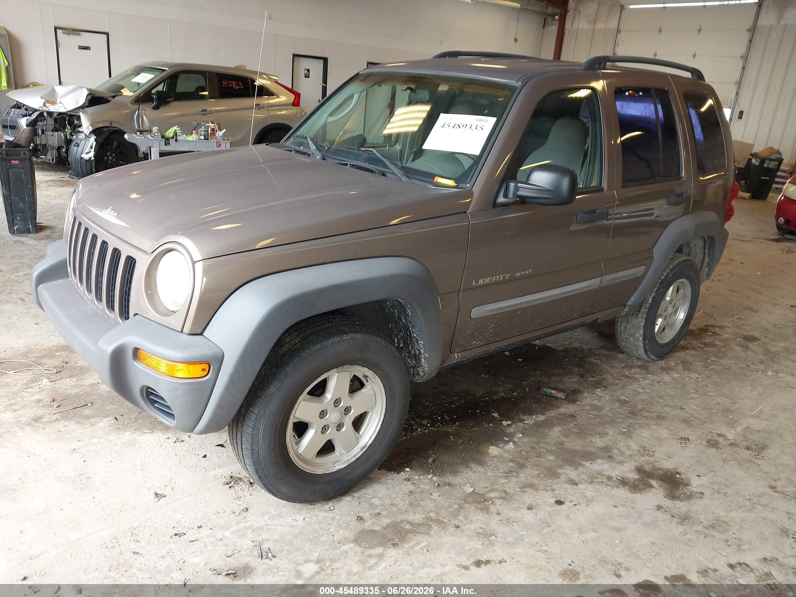 2002 Jeep Liberty Sport Brown vin: 1J4GK48K02W169807