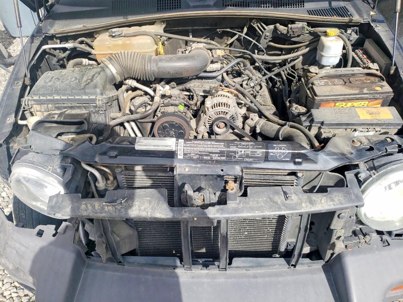 2004 Jeep Liberty Sp Черный vin: 1J4GK48K04W287715