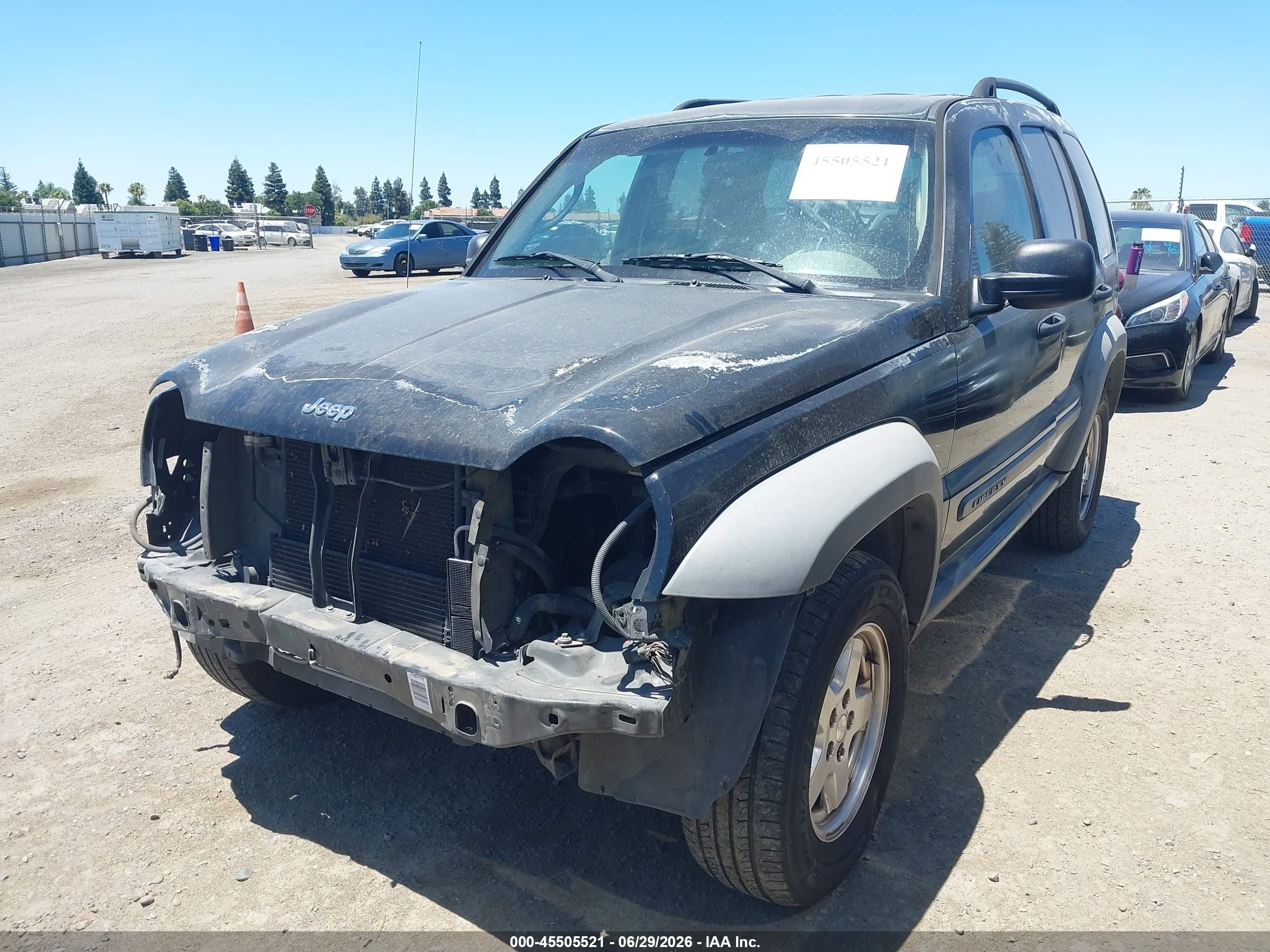 2007 Jeep Liberty Sport Black vin: 1J4GK48K17W528119