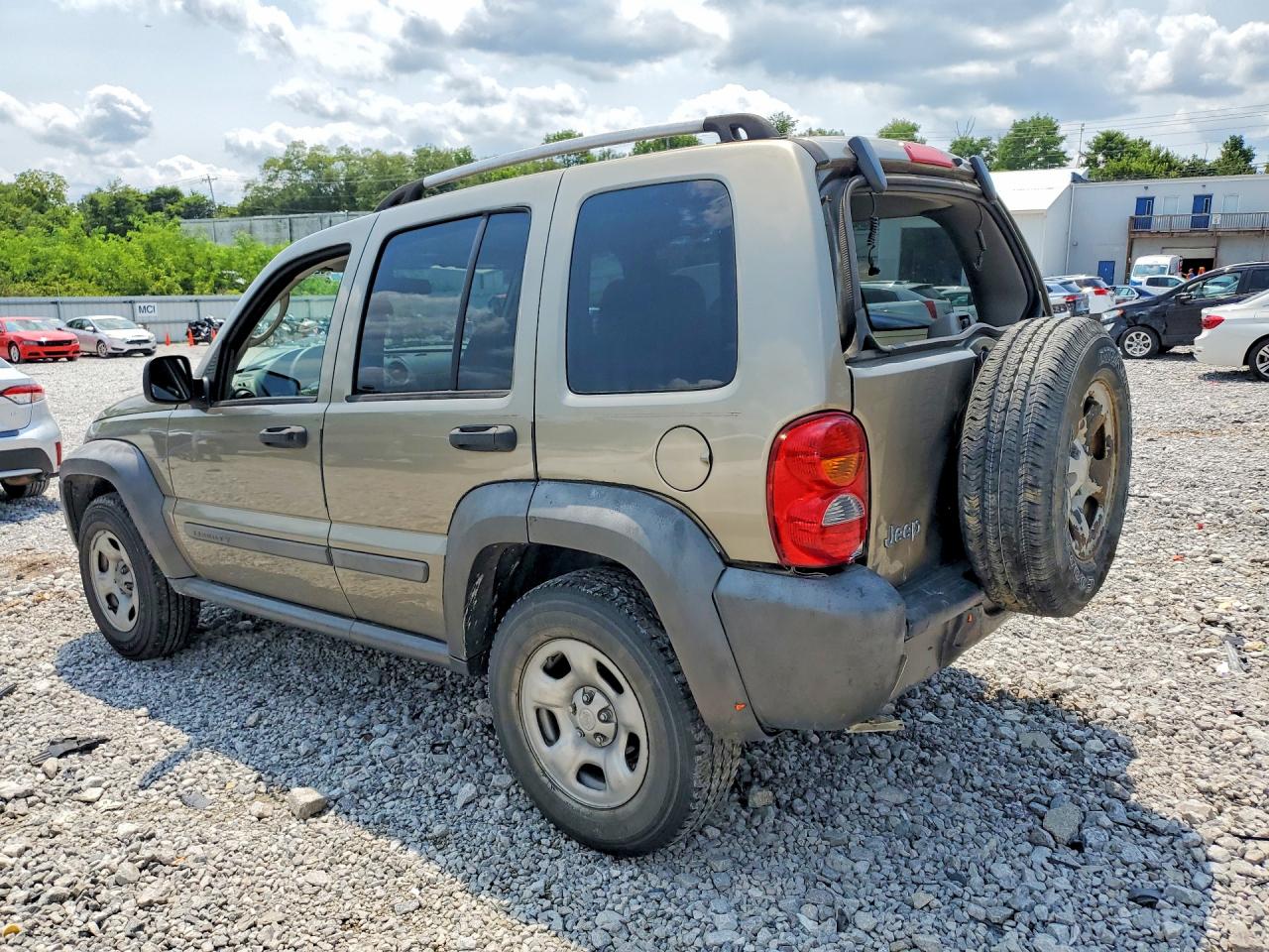 2007 Jeep Liberty Sport Tan vin: 1J4GK48K37W711666