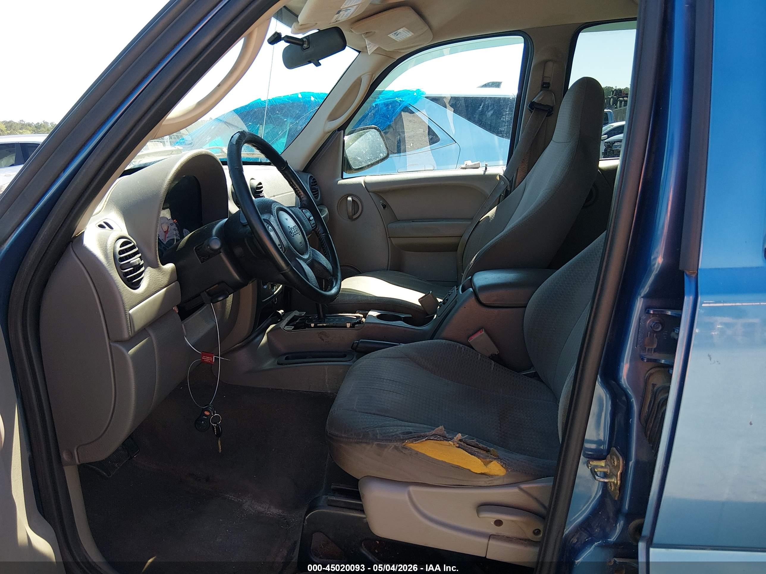 2004 Jeep Liberty Sport Синий vin: 1J4GK48K44W131306