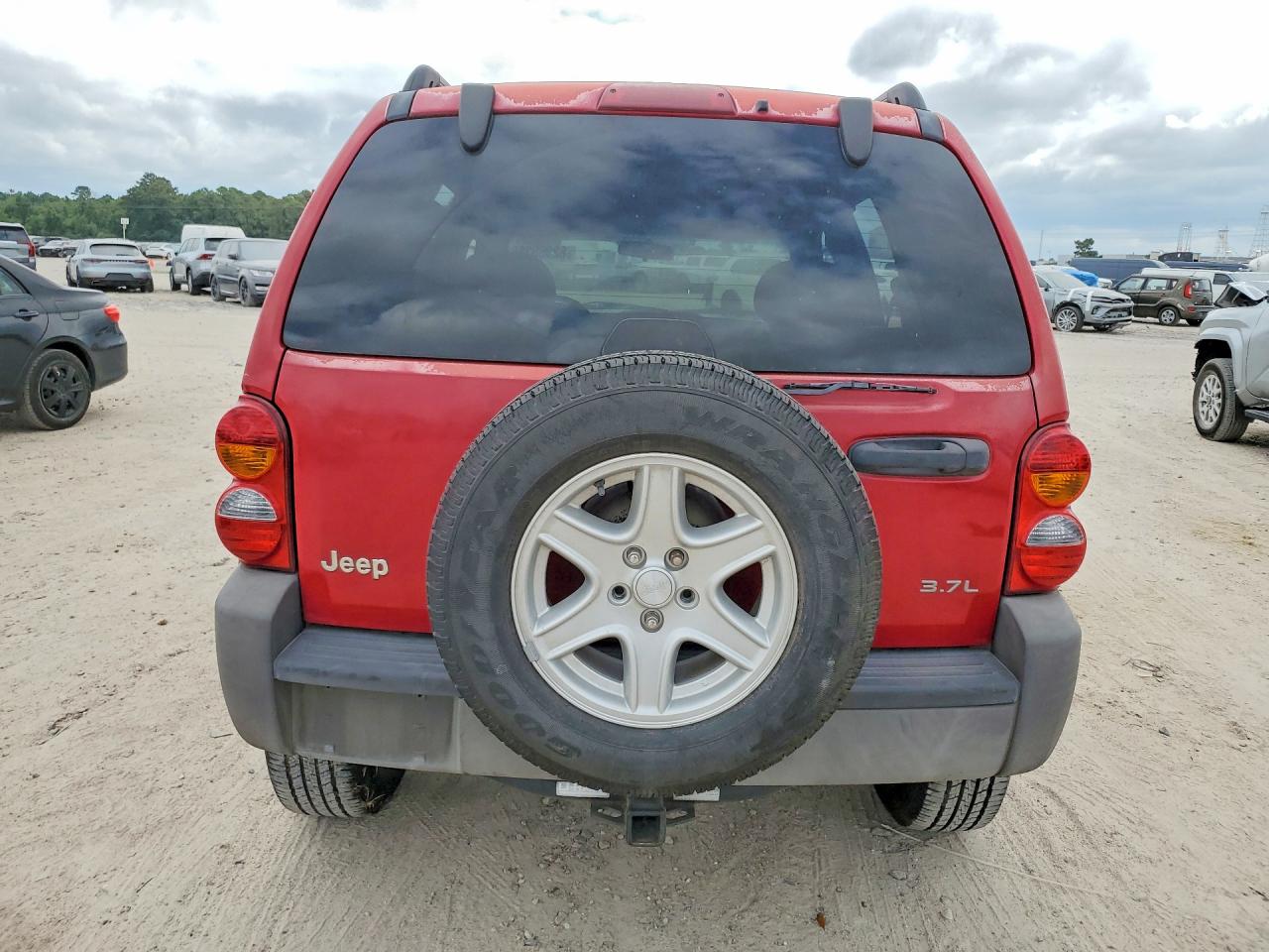 2004 Jeep Liberty Красный vin: 1J4GK48K44W329013