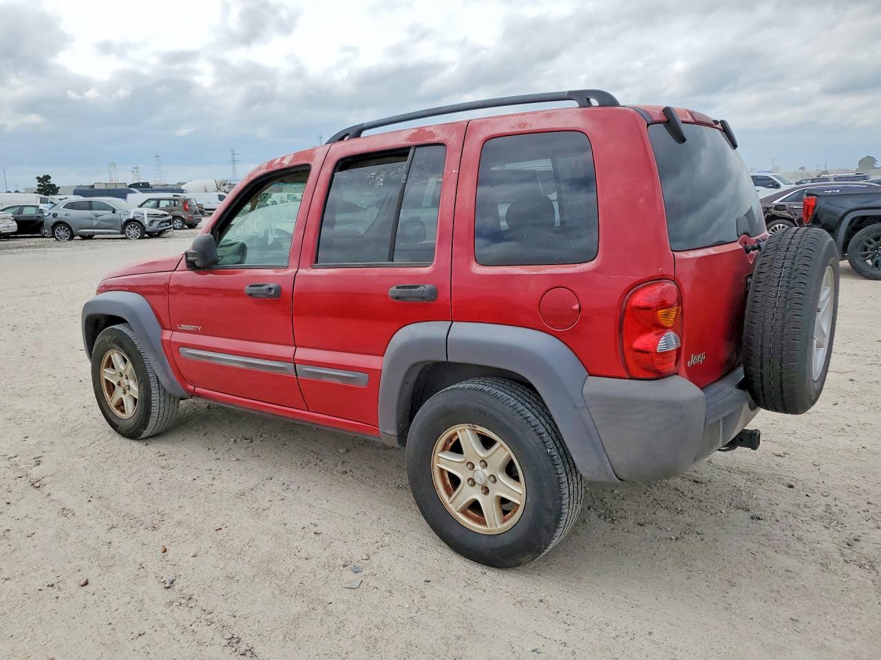 2004 Jeep Liberty Красный vin: 1J4GK48K44W329013
