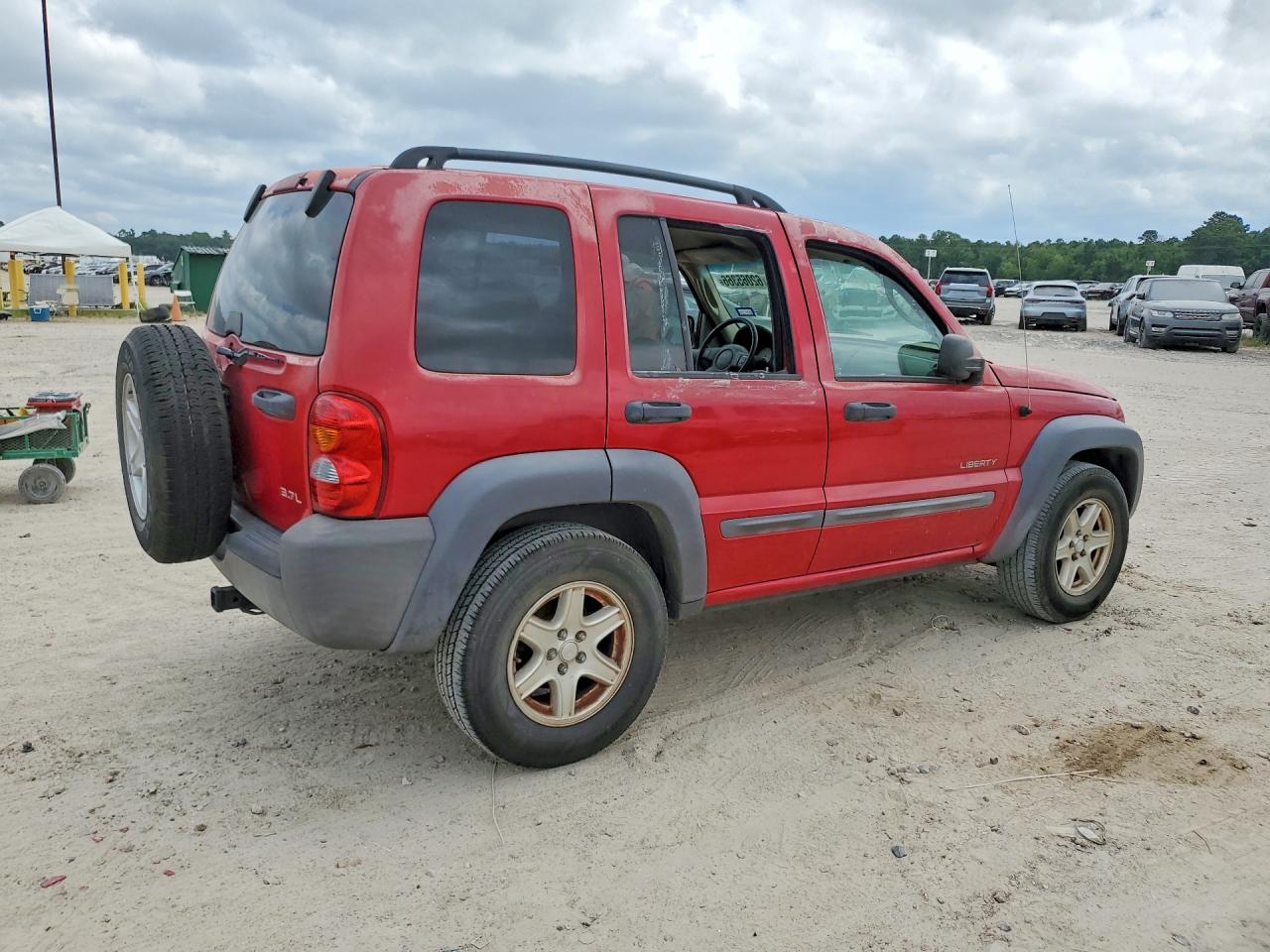 2004 Jeep Liberty Красный vin: 1J4GK48K44W329013