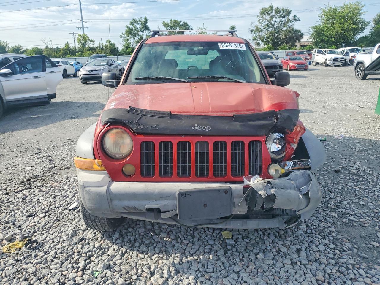 2005 Jeep Liberty Sport Burgundy vin: 1J4GK48K45W710751